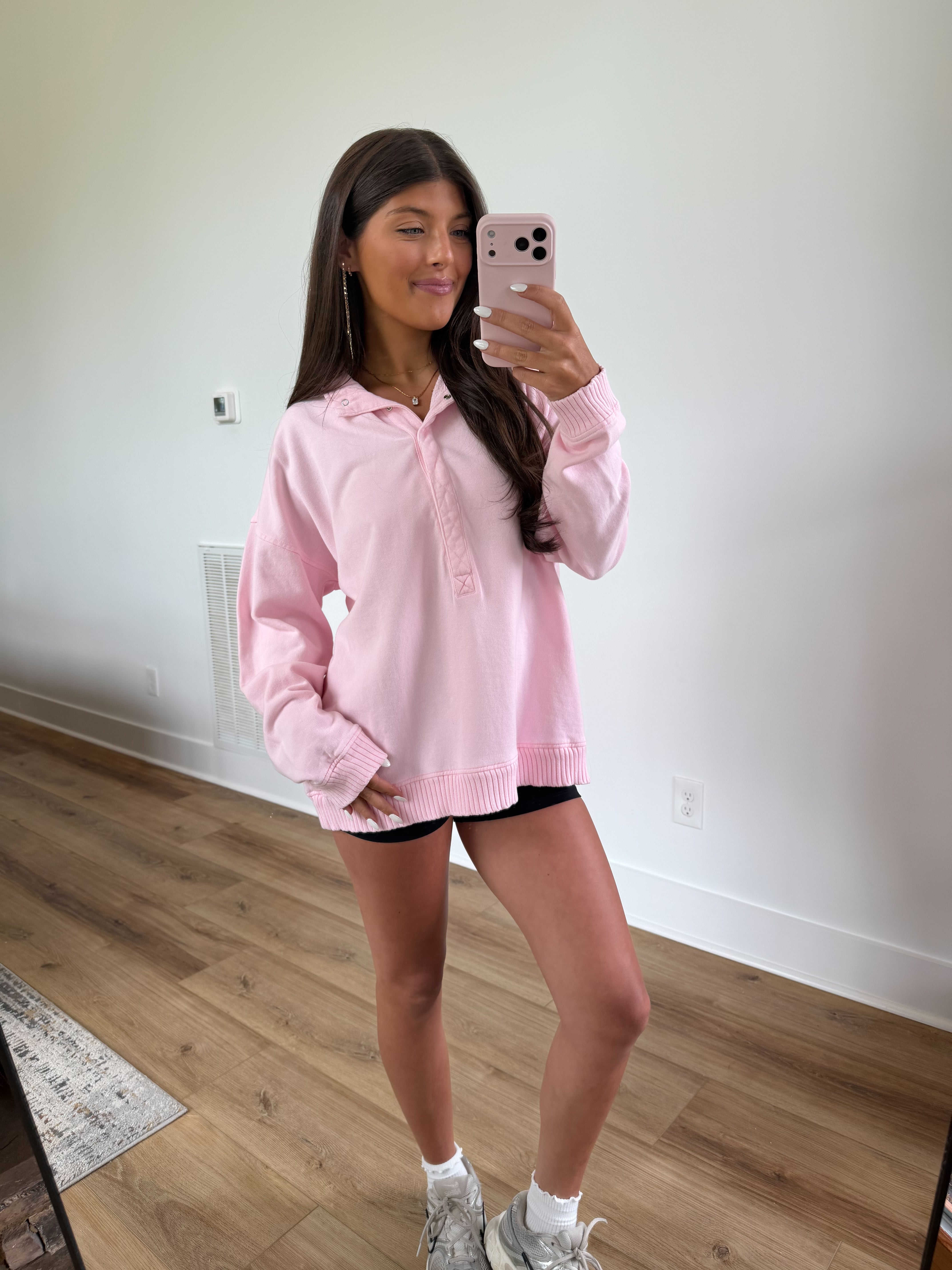 The Cloudline Pullover (Pink)