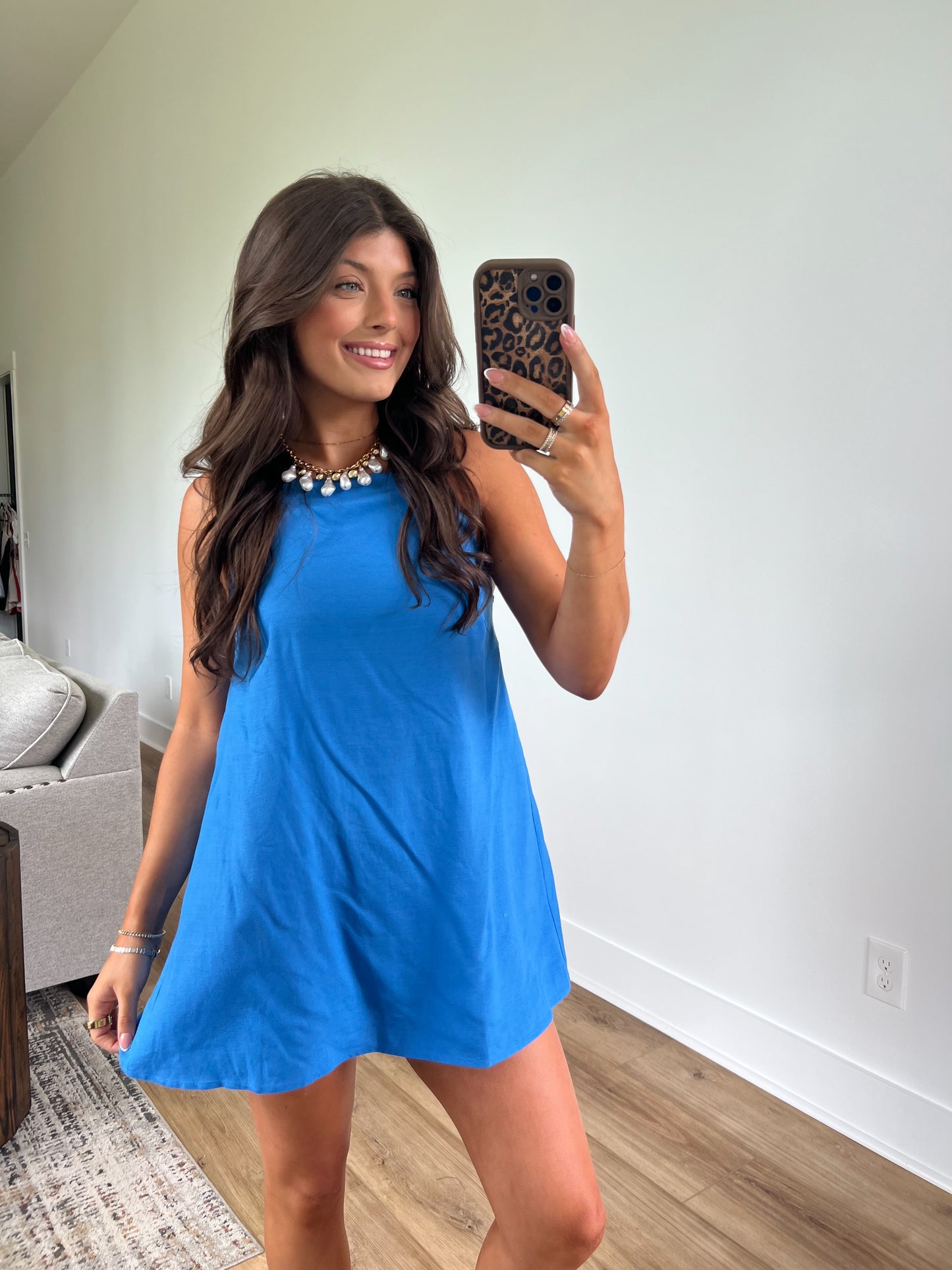 Mediterranean Blue Romper