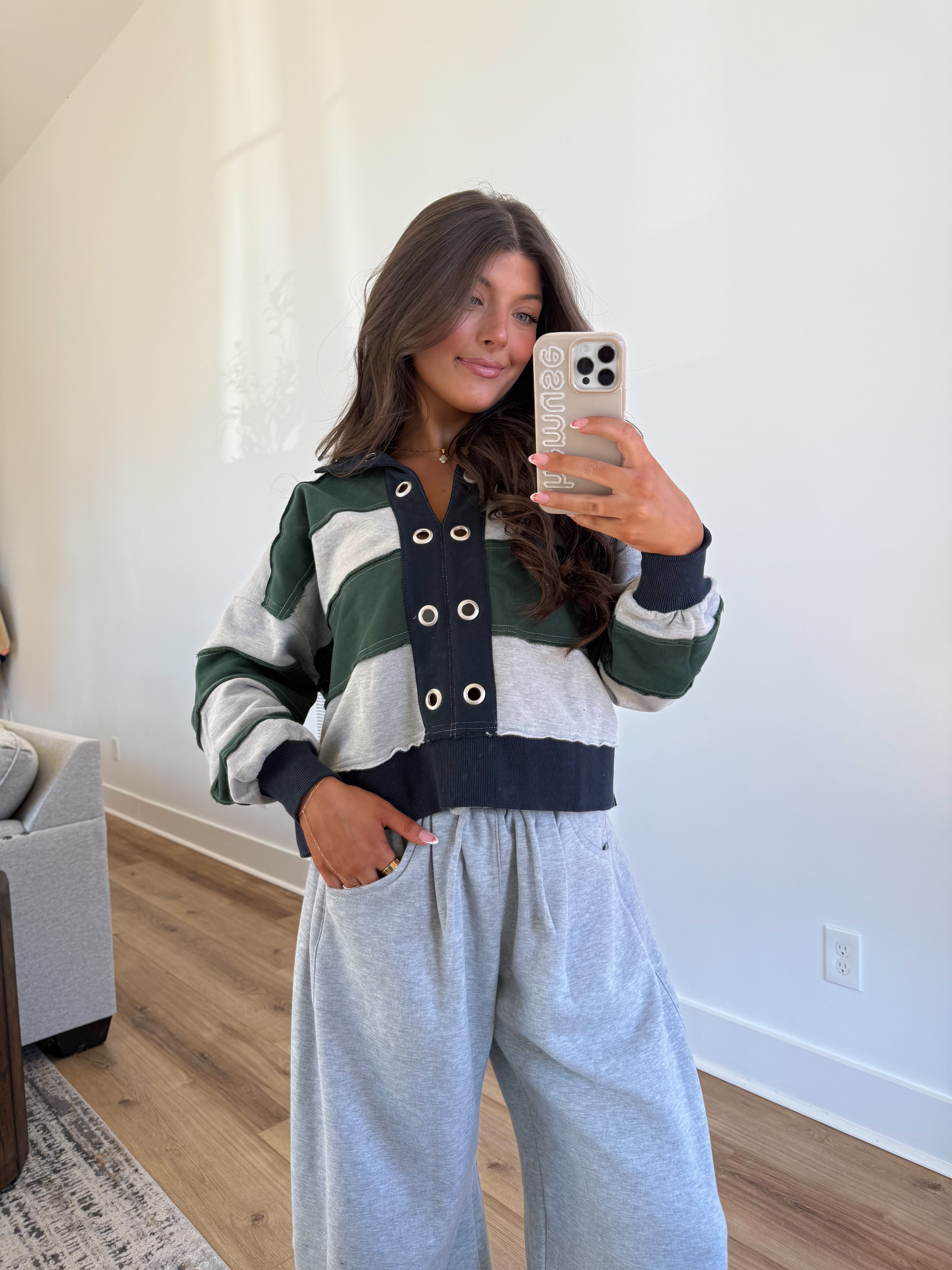 The All-Star Stripe Pullover (Green)