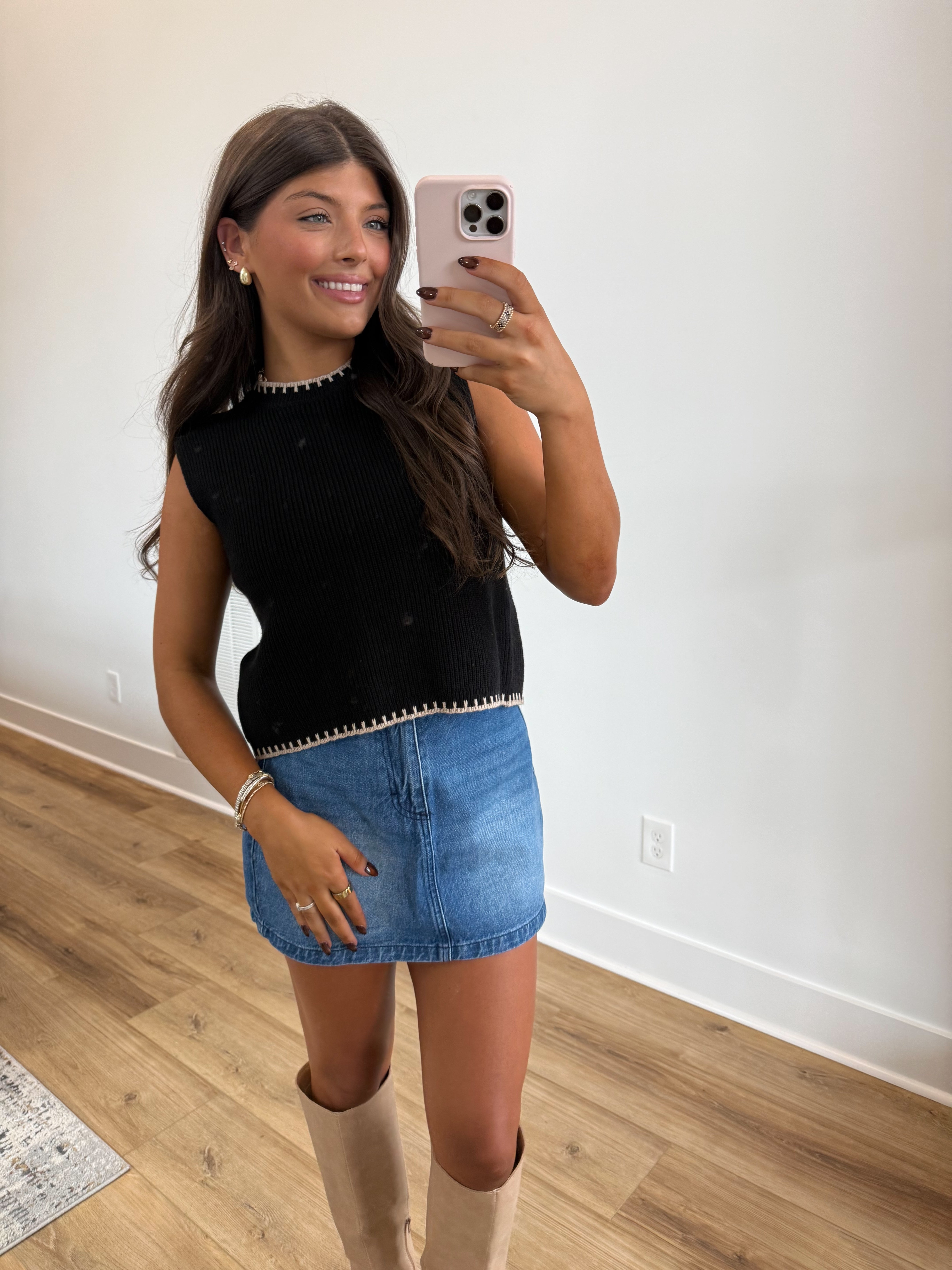 The Bow Back Knit Tank