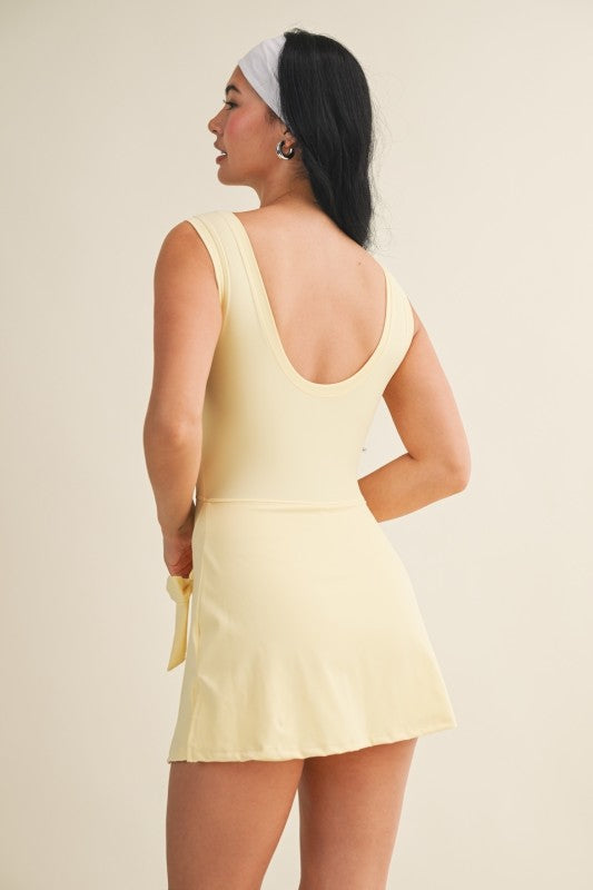 Wrap Romper (Lemon)