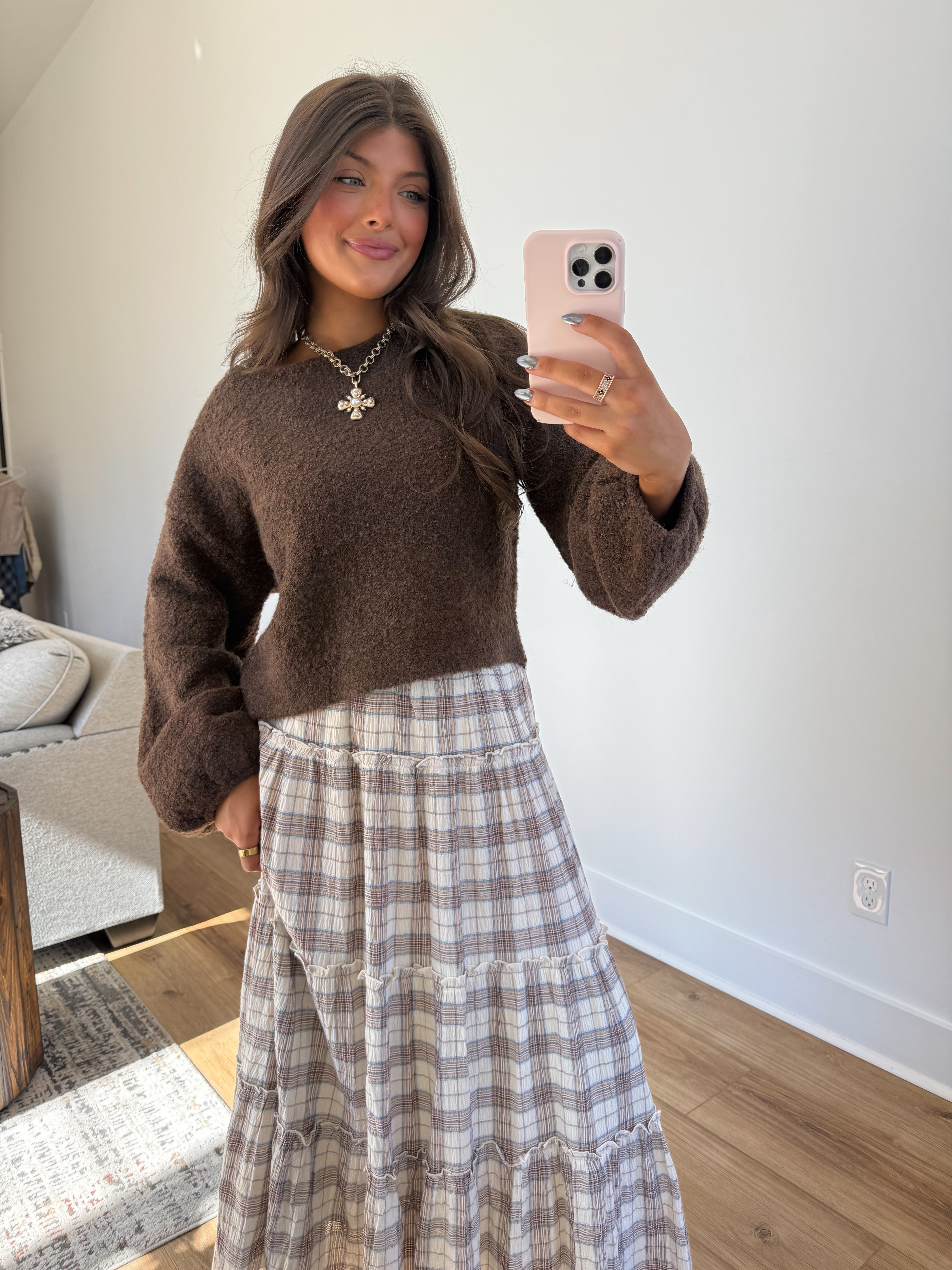 The Chocolate Textured Sweater