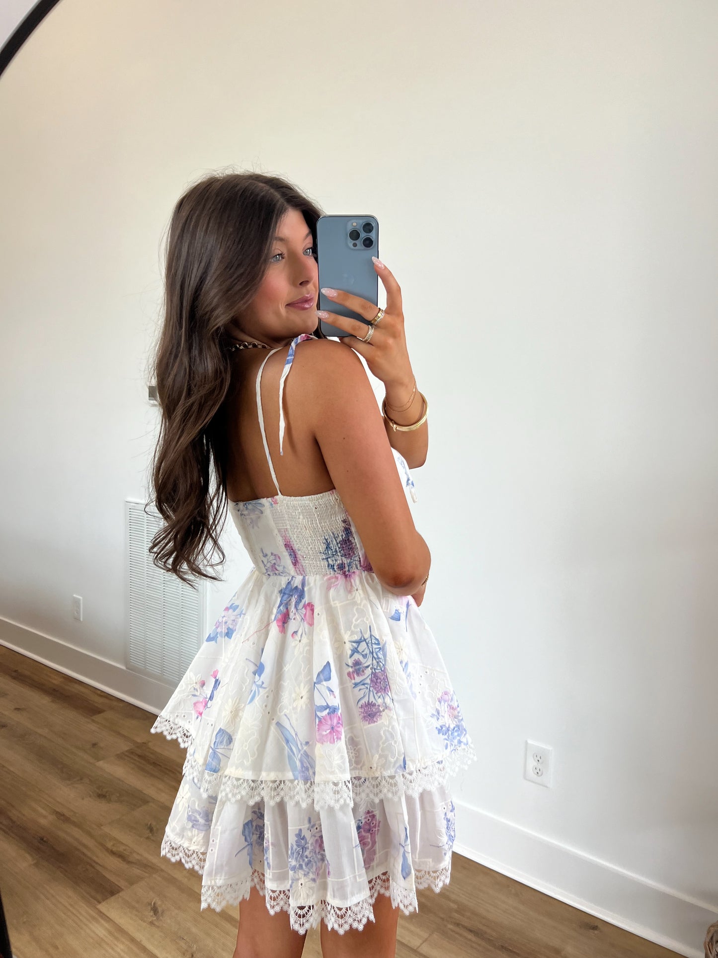 Fairy Eyelet Mini Dress