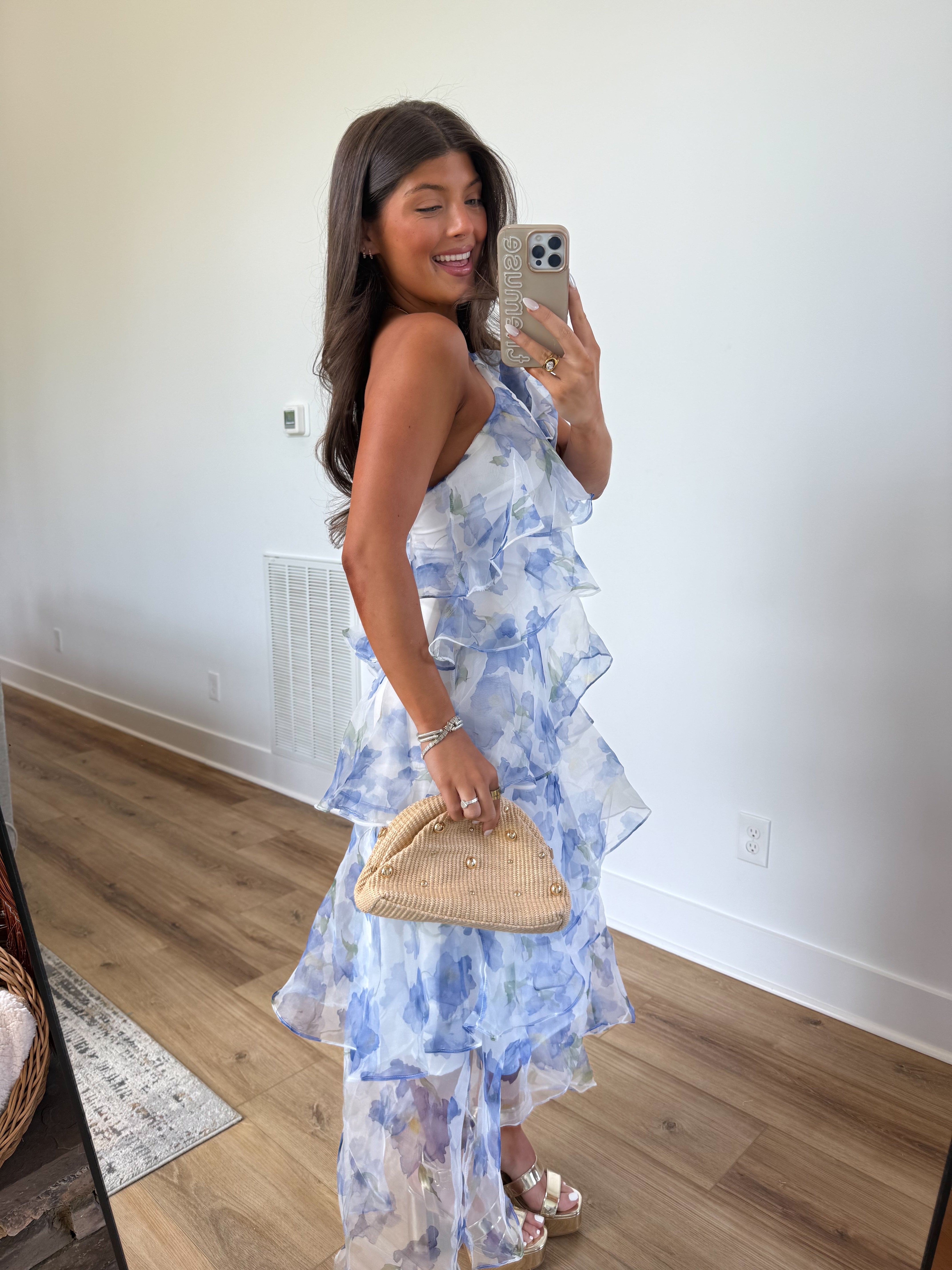 Indigo Petals Maxi