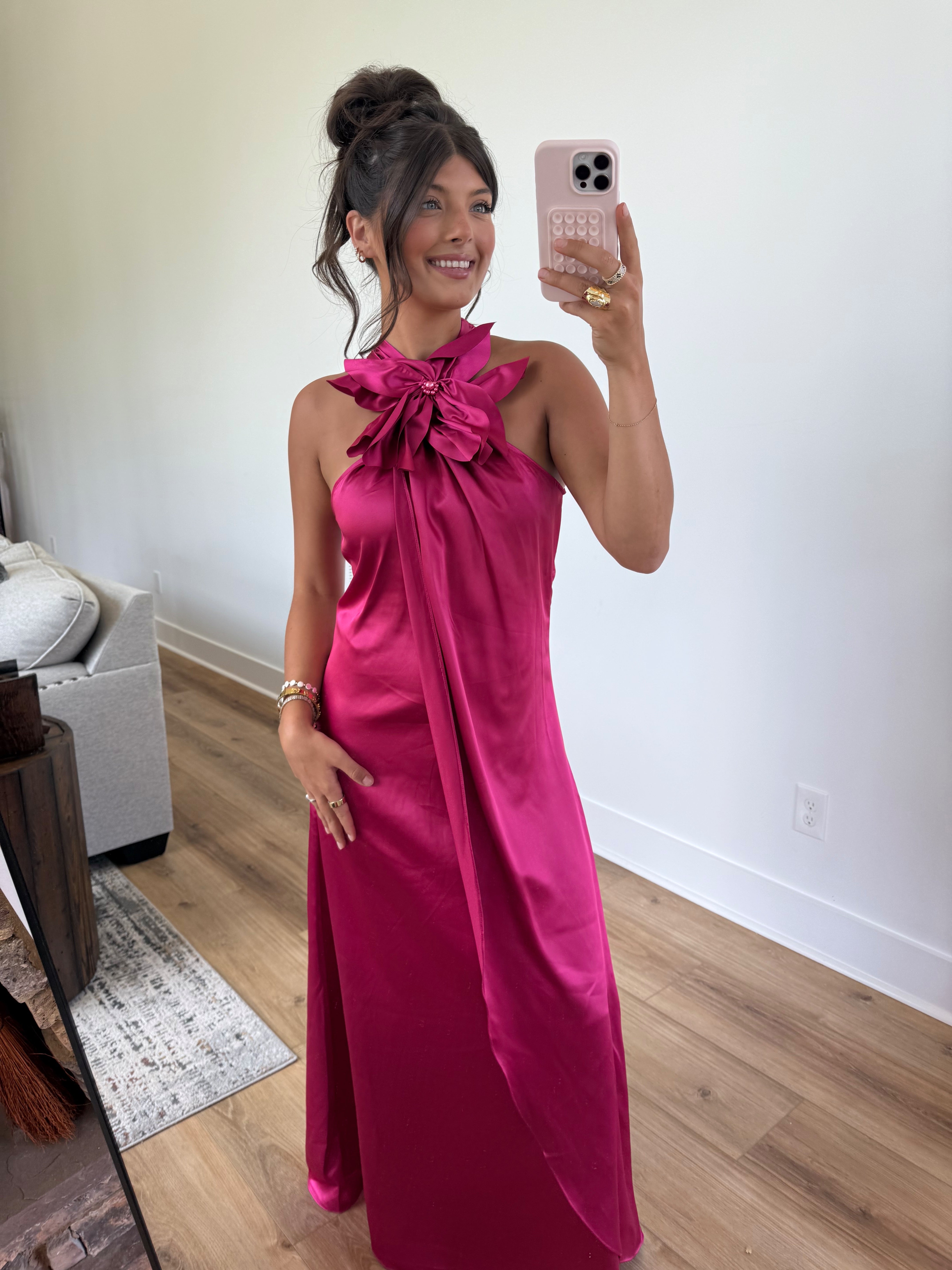 Midnight Bloom Maxi Dress