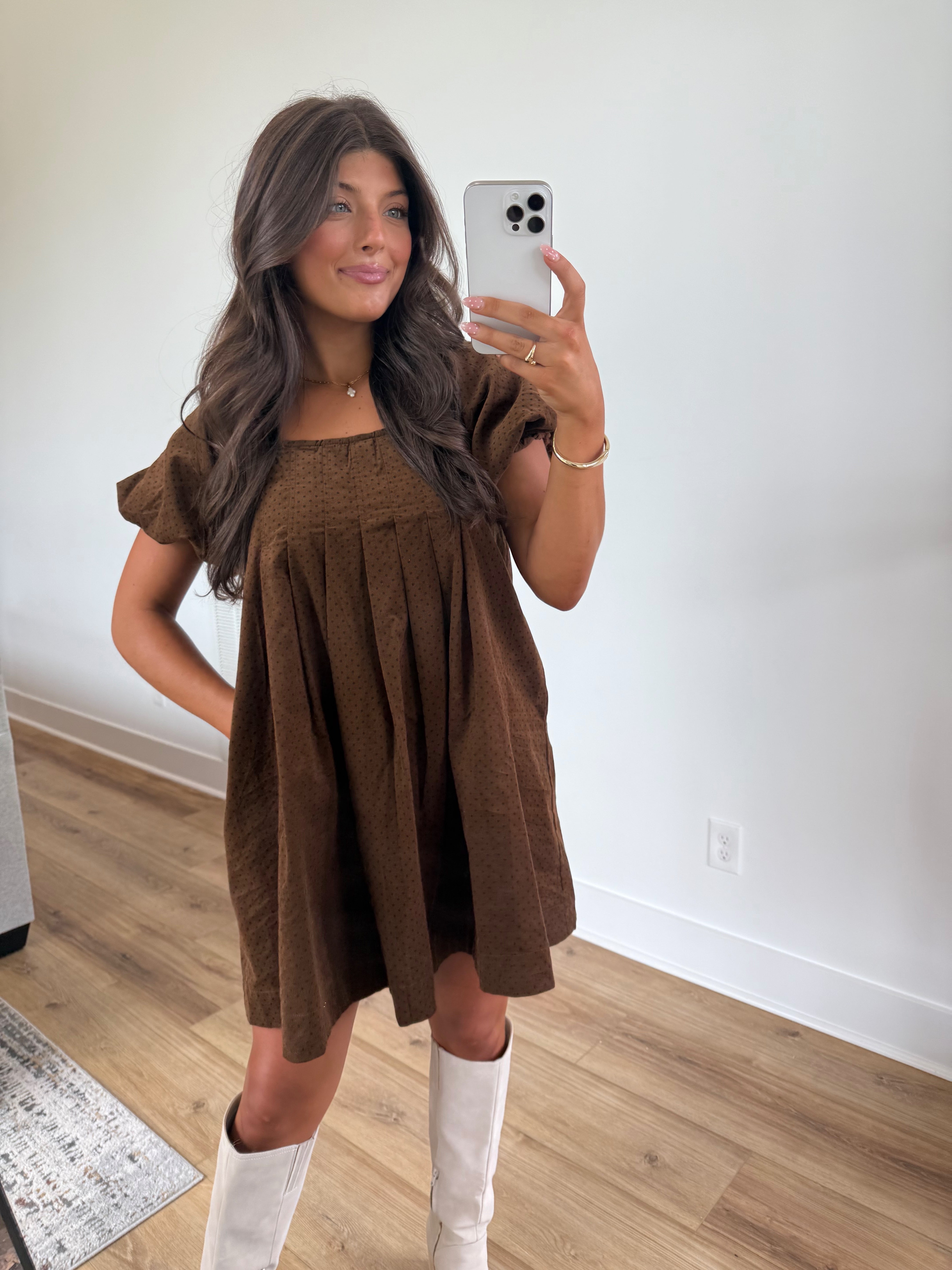 Harlow Polka Dot Mini Dress