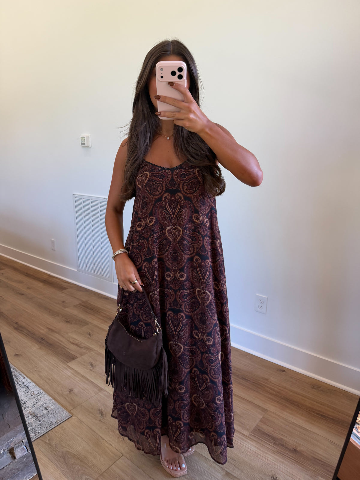 Paisley in the Pines Maxi Dress