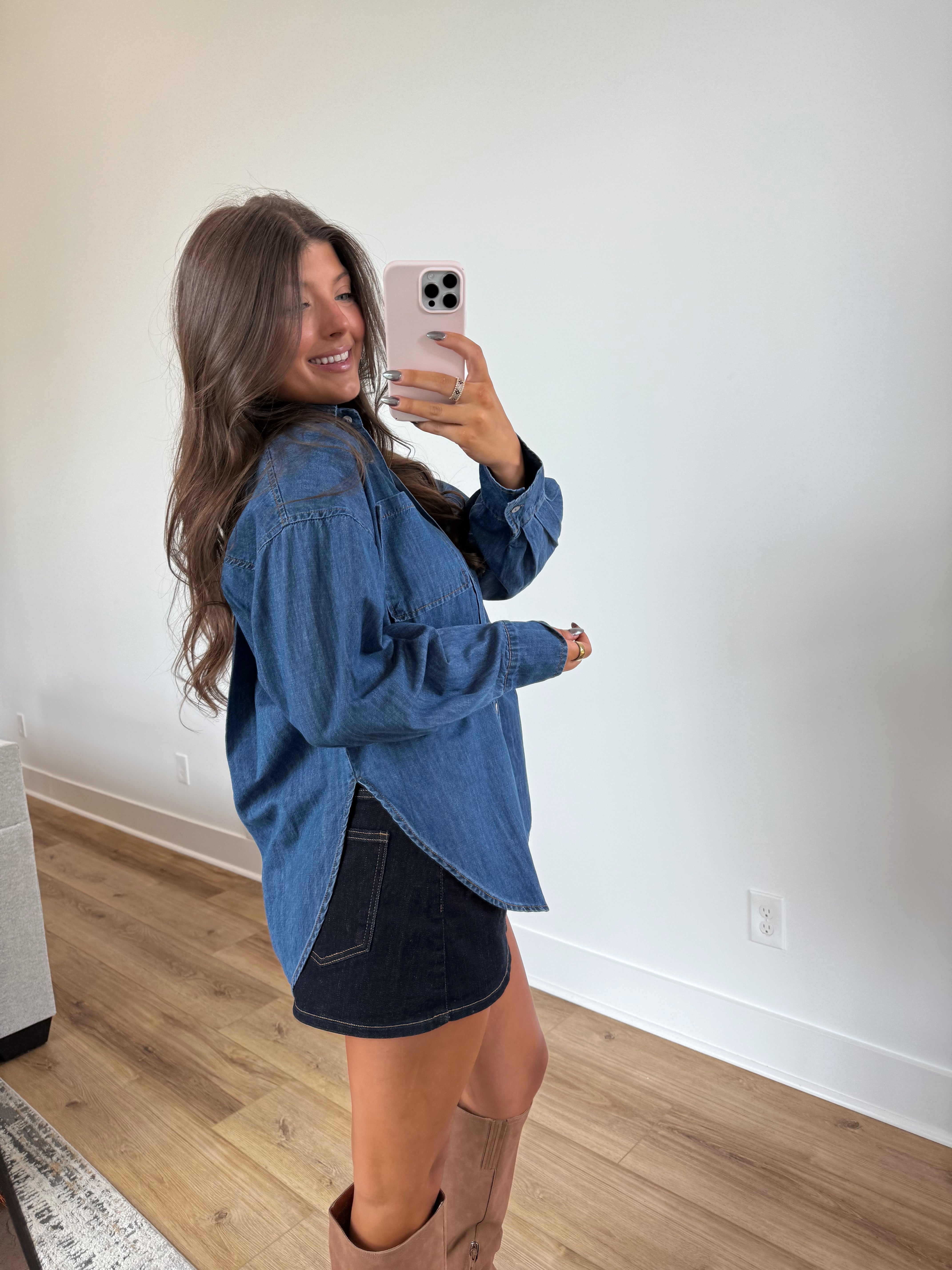 Boyfriend Denim Shirt