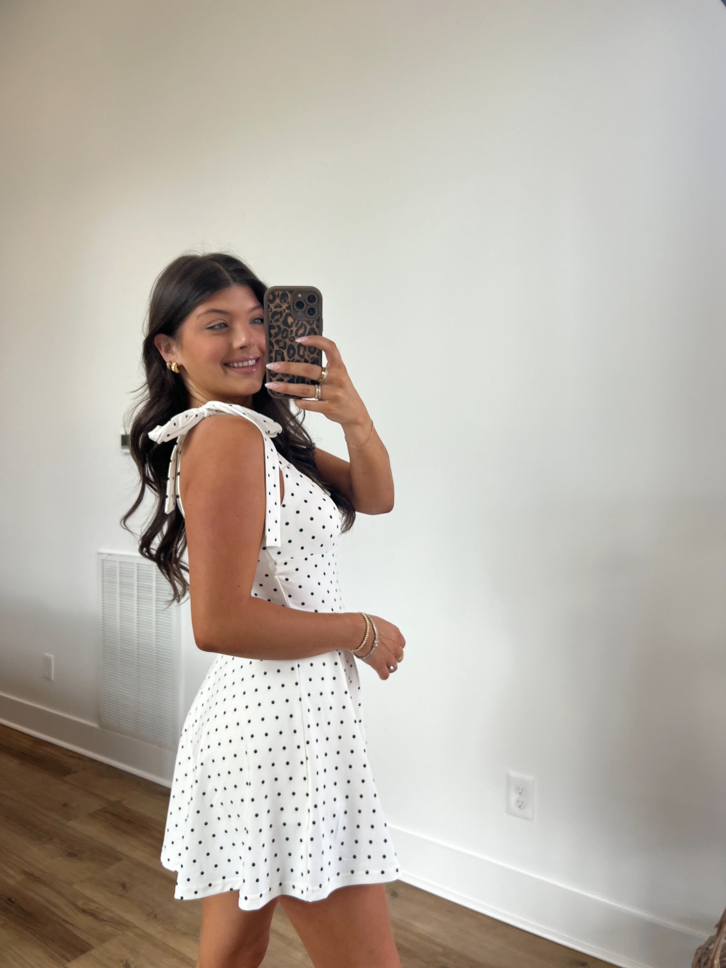 Polka Dot Motion Athletic Dress