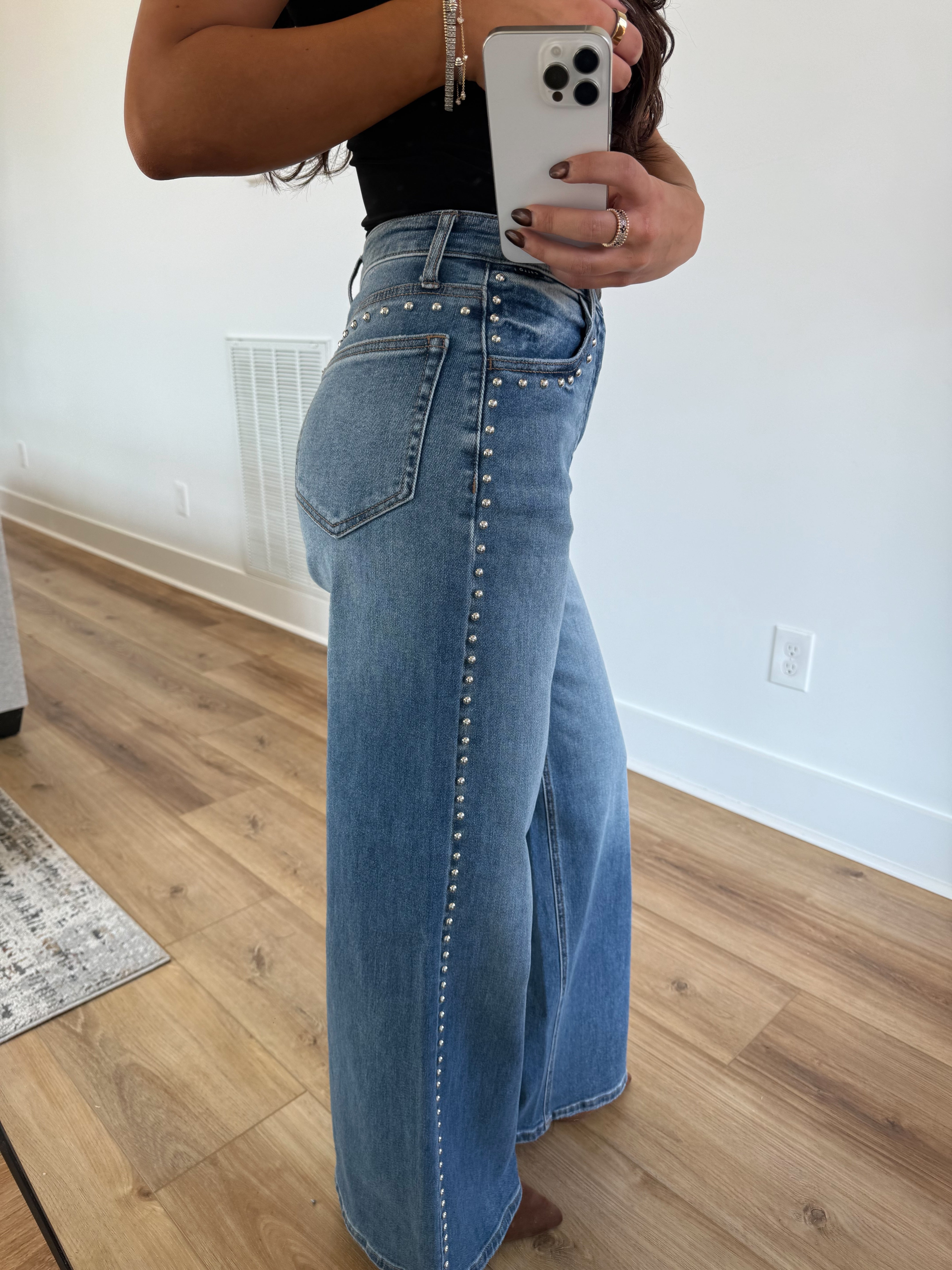 The Muse Studded Denim