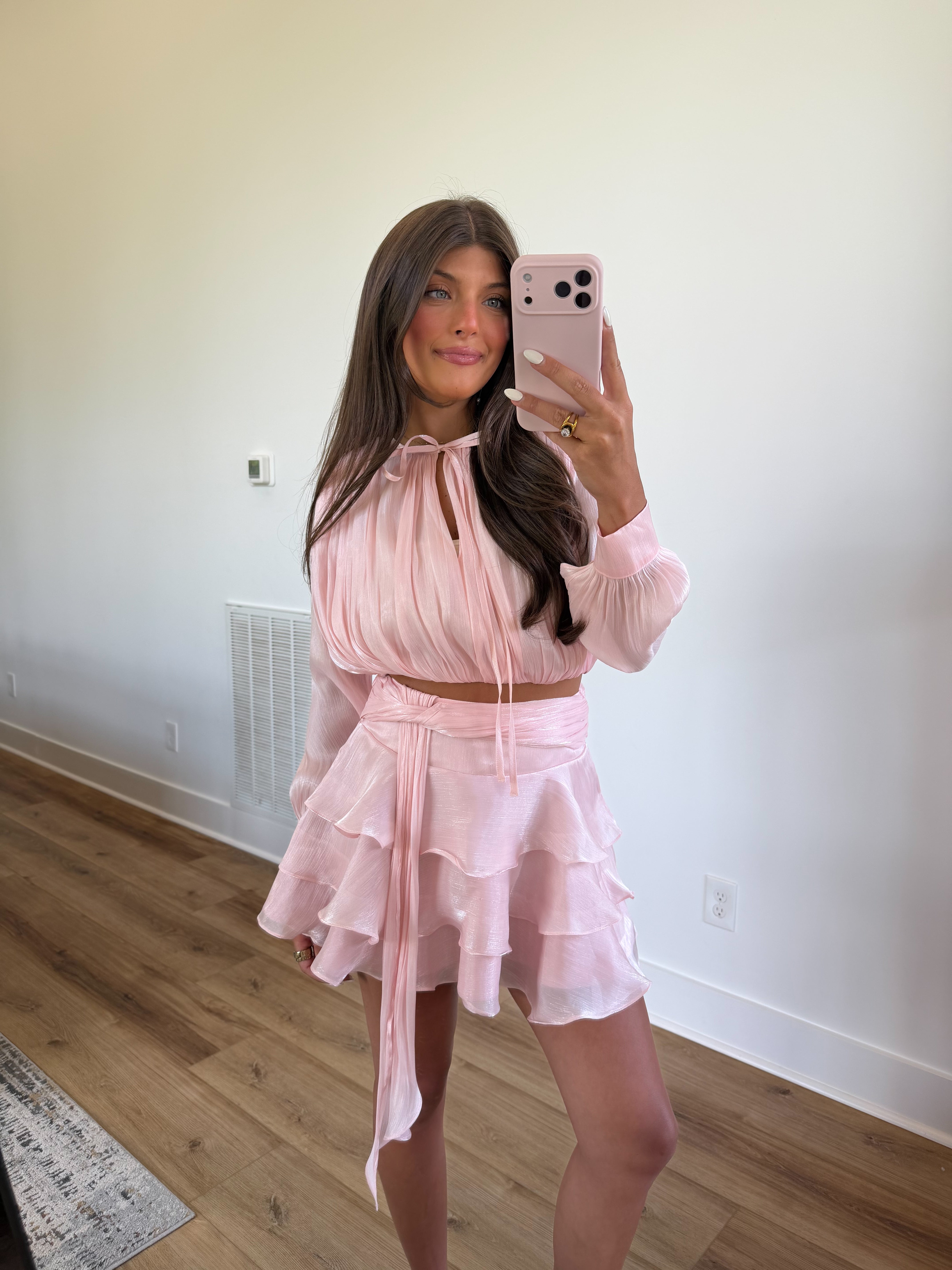 Rosé Ruffles Set