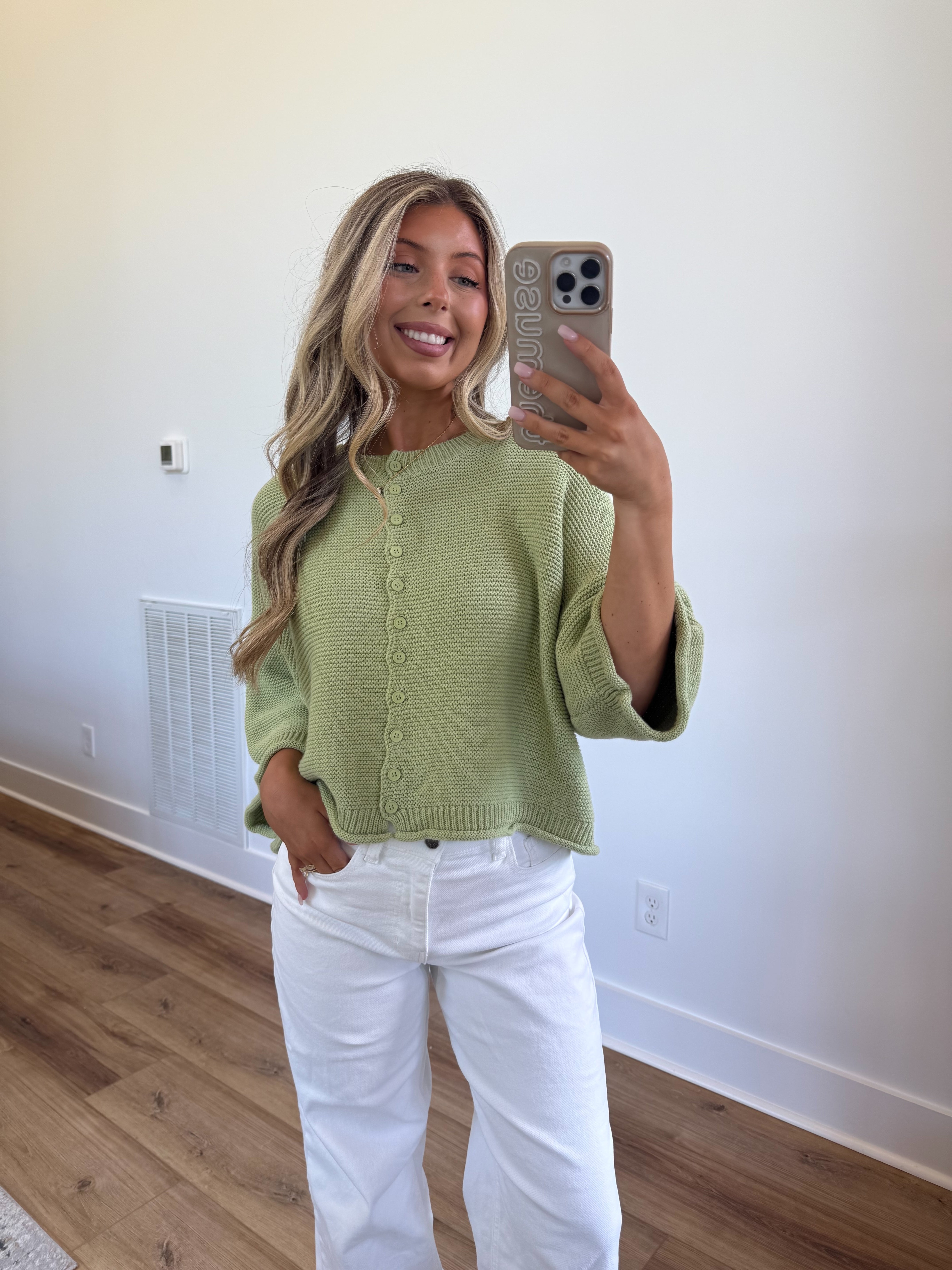 Pistachio Cloud Nine Cardigan