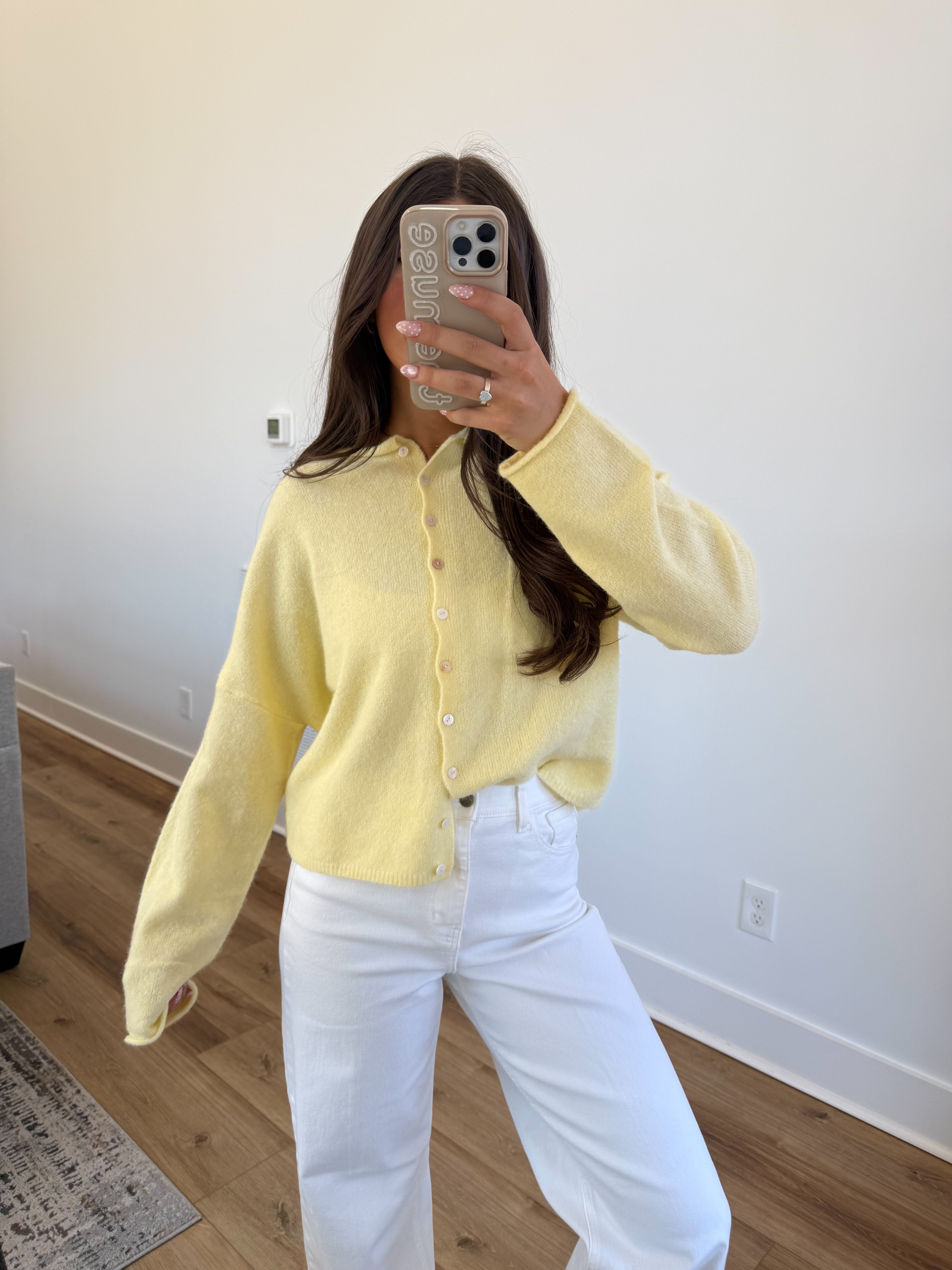 Best Dress Cardigan (Yellow)