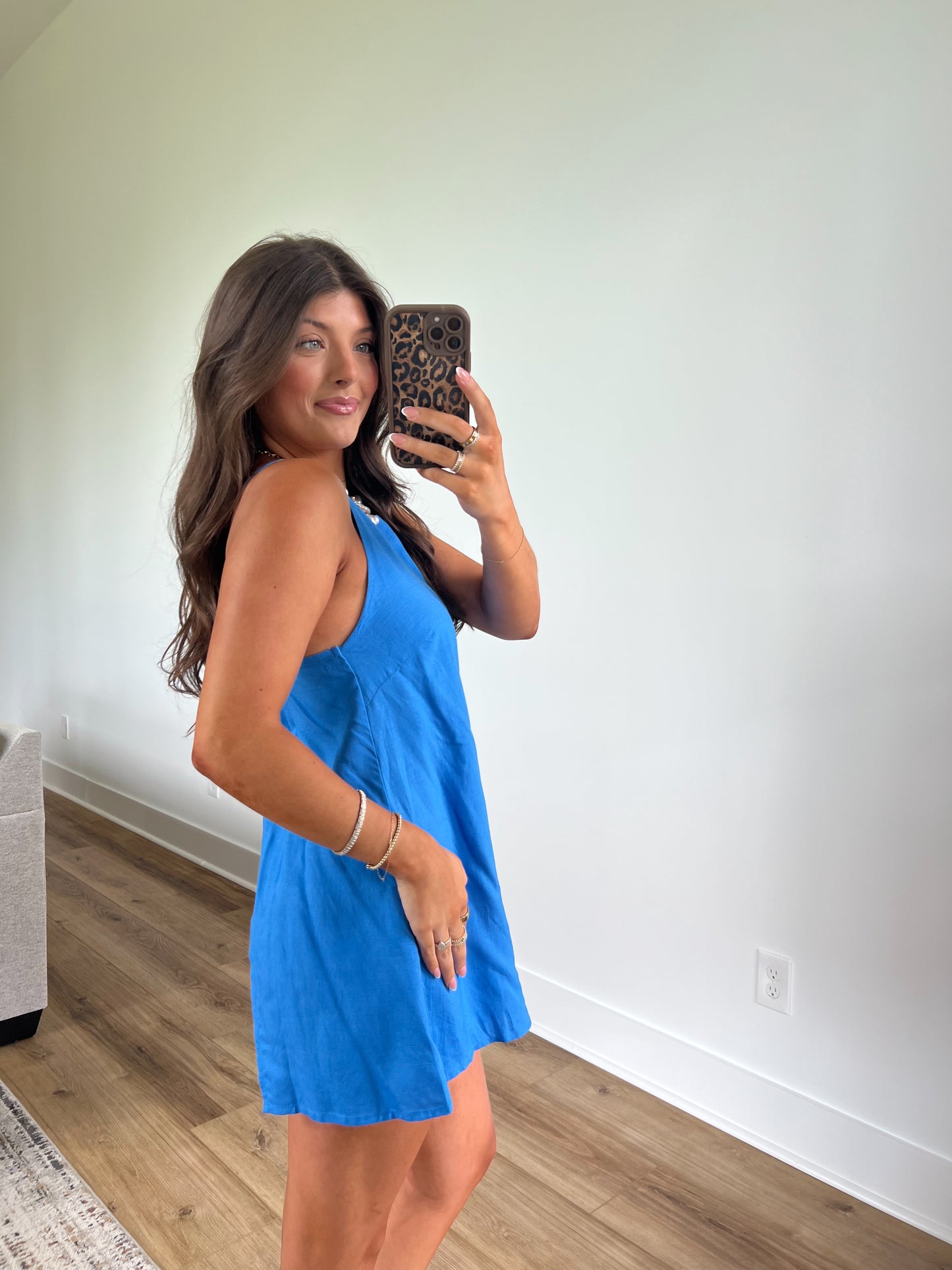 Mediterranean Blue Romper