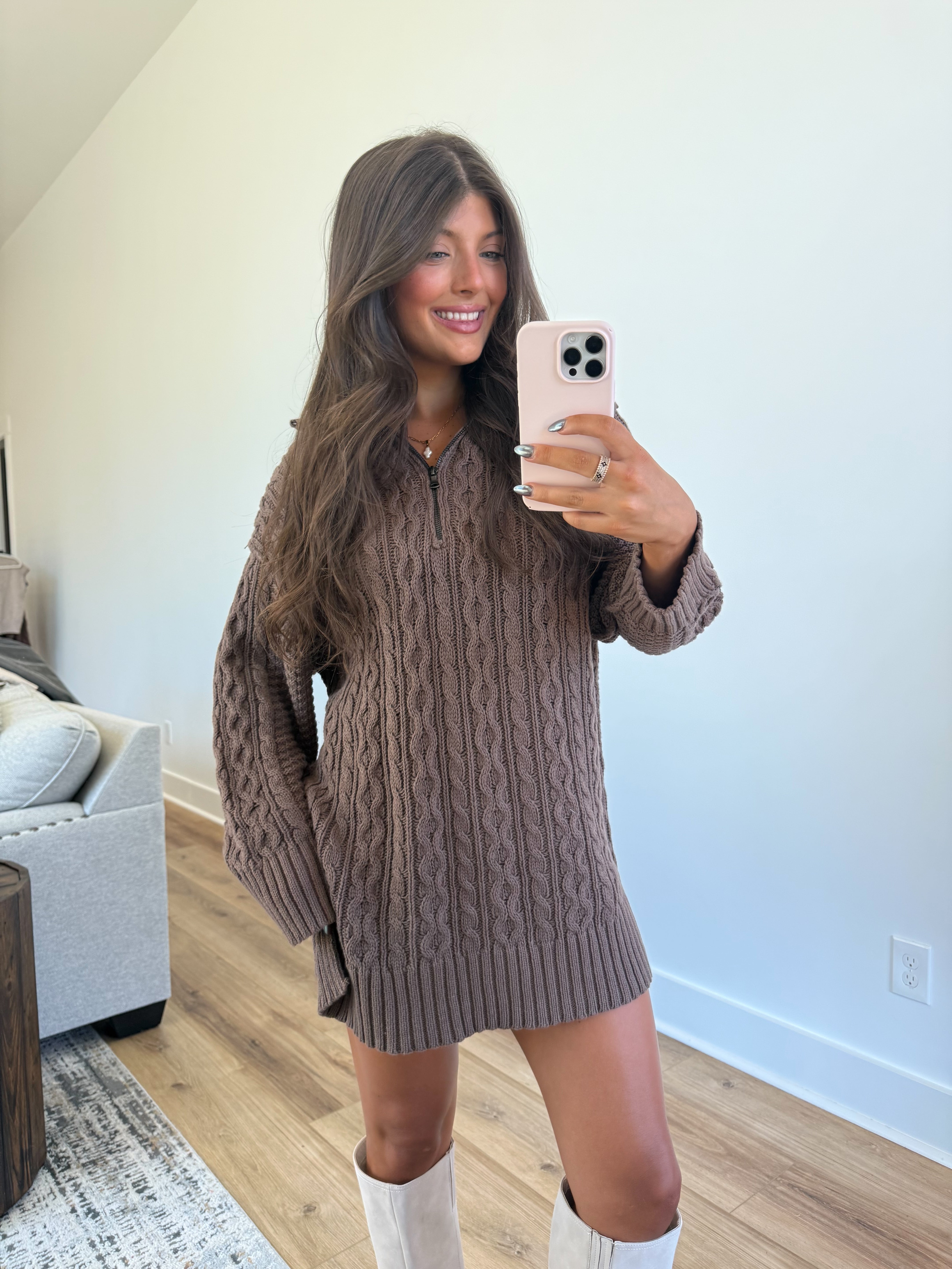 The Fall Morning Sweater Dress