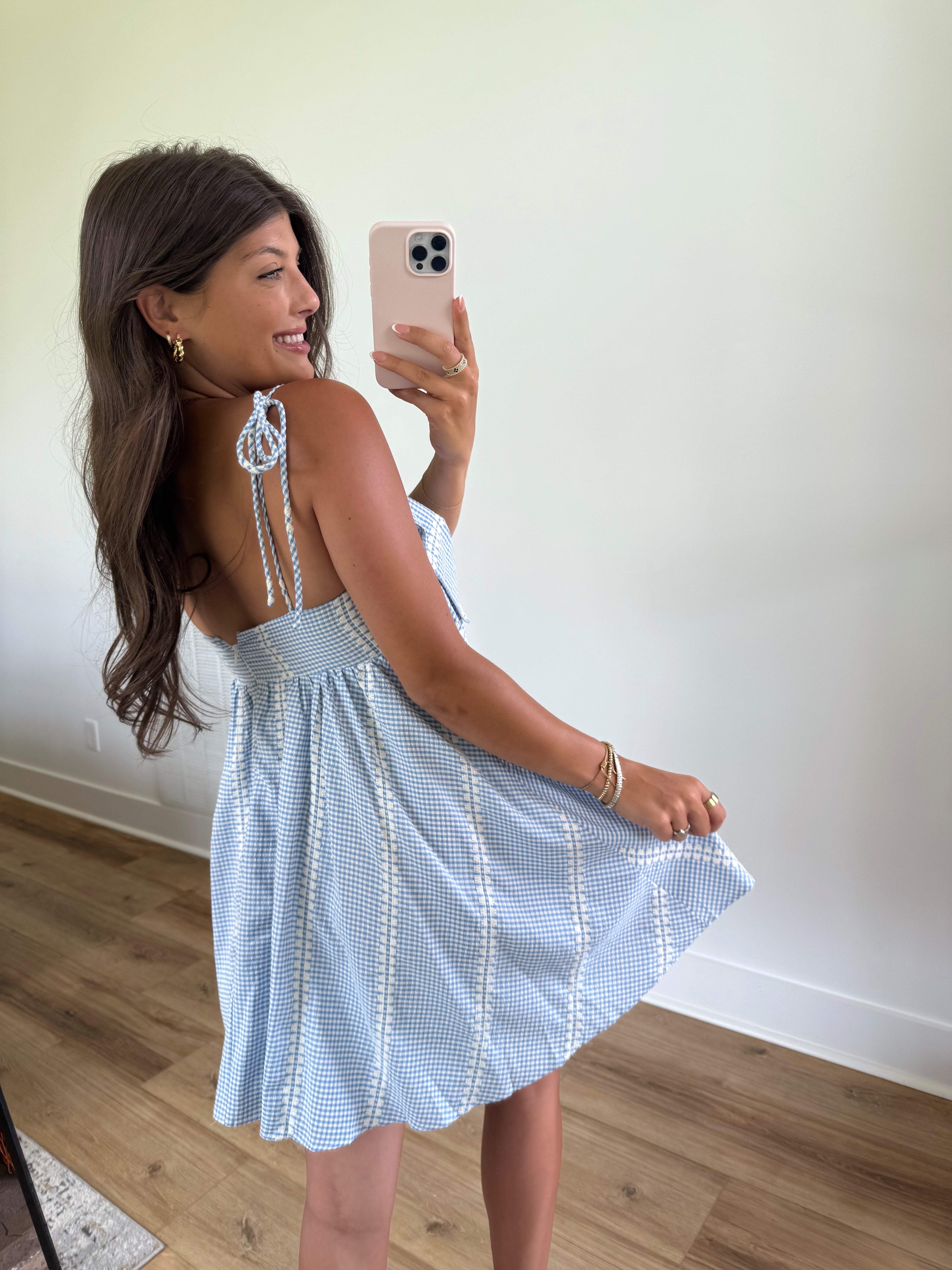 Meric Darling Bow Mini Dress