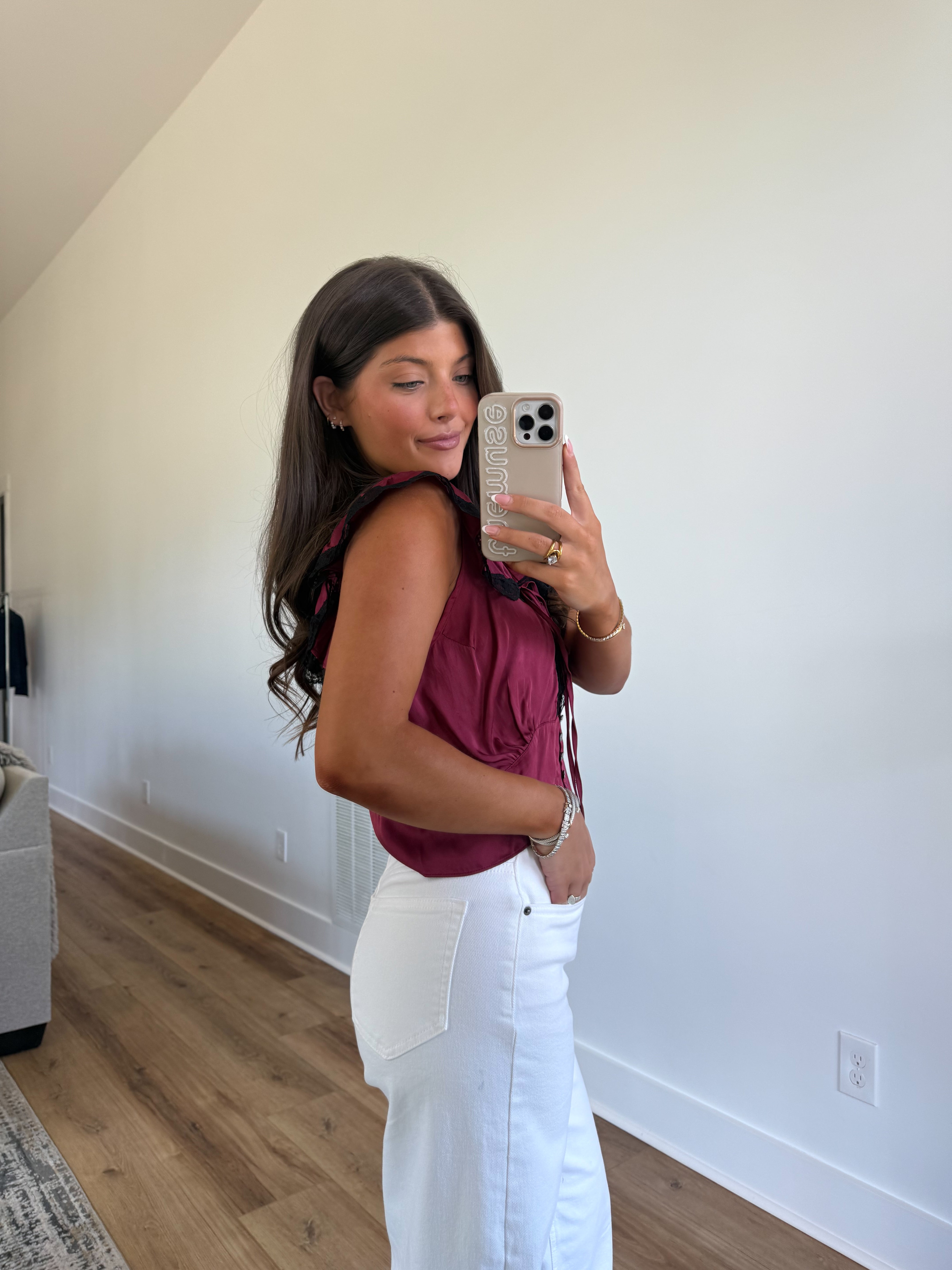 Cabernet Lace Top