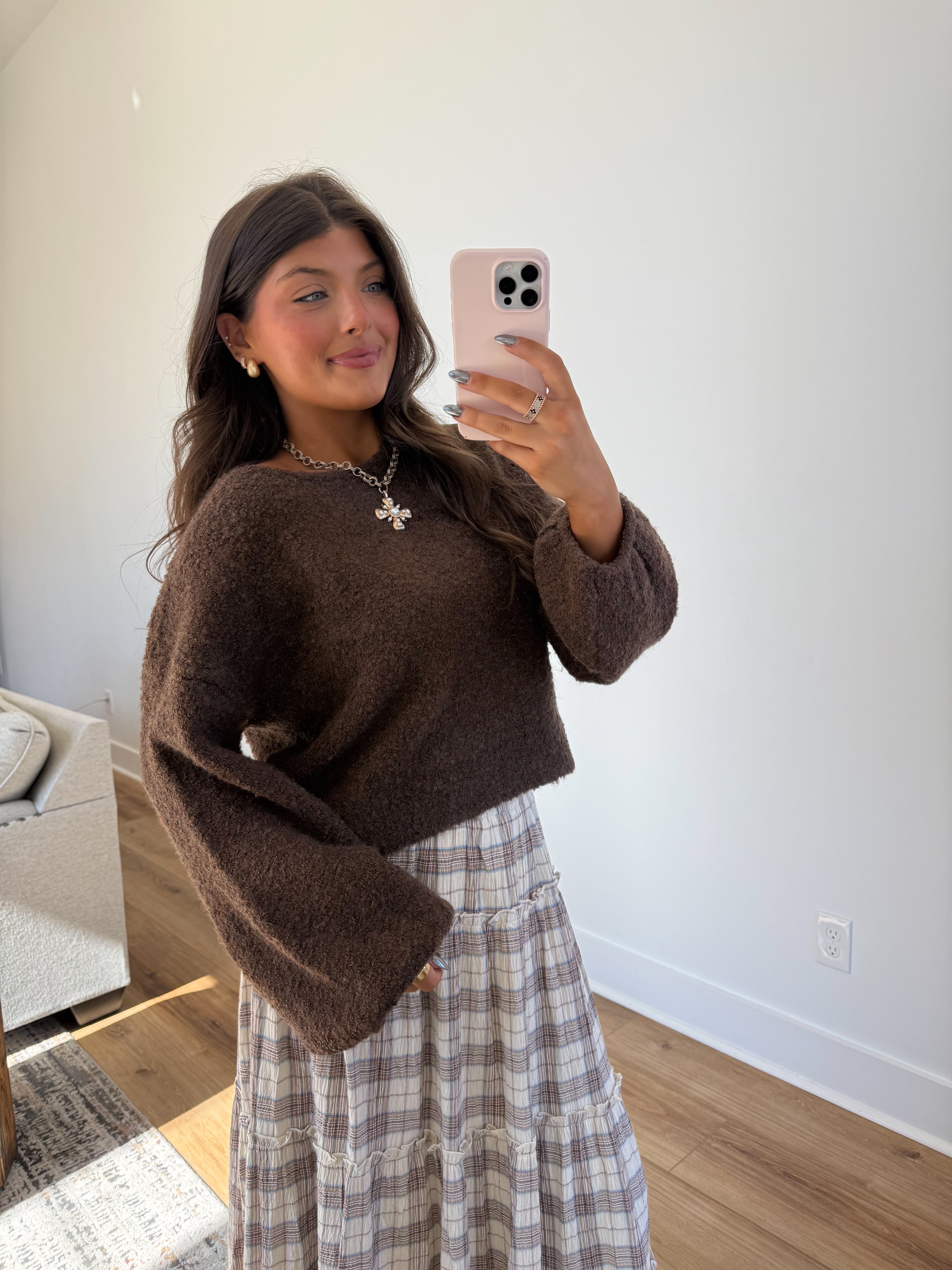 The Chocolate Textured Sweater