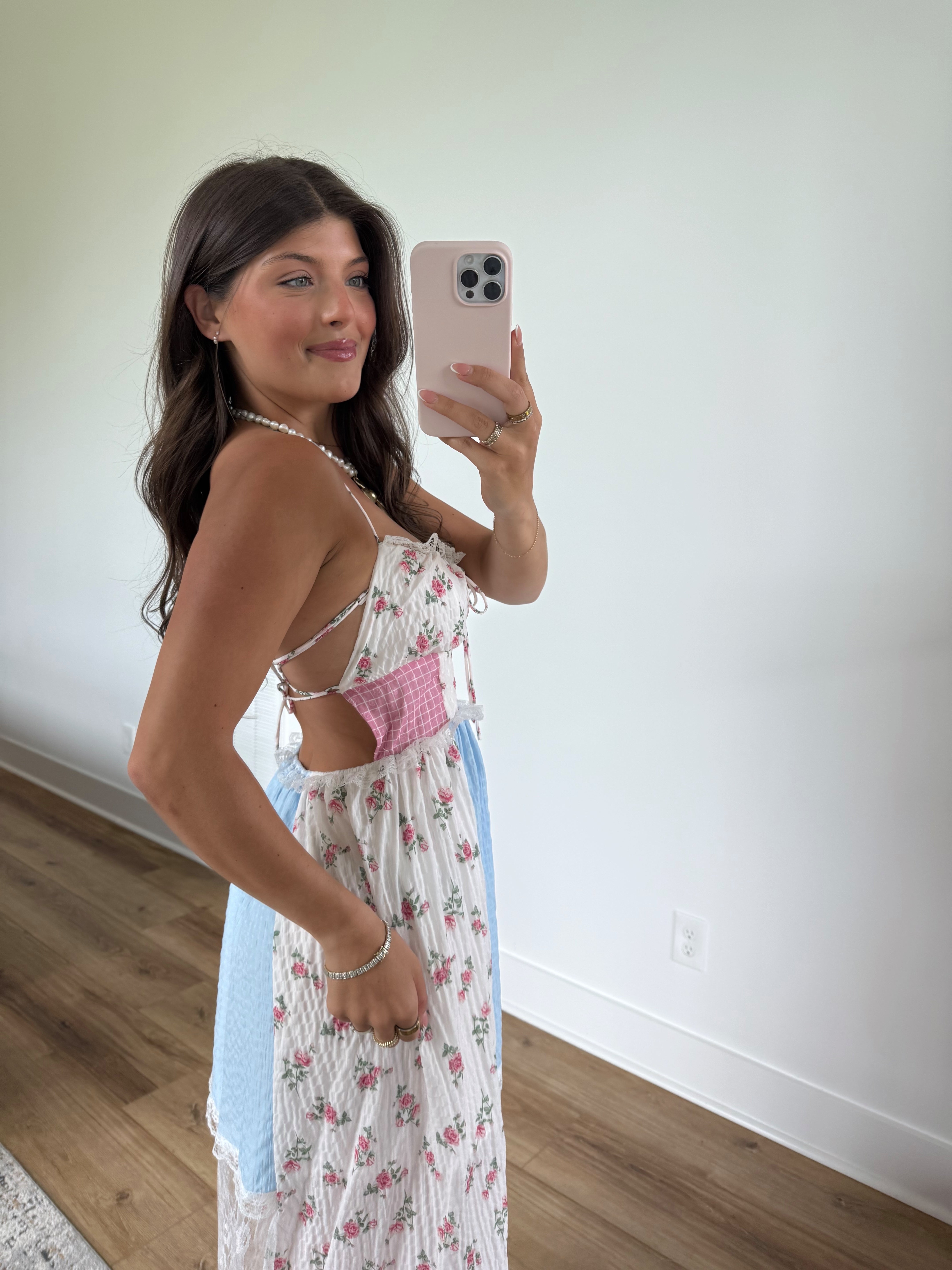 Patch Work Summer Dress (Petite)