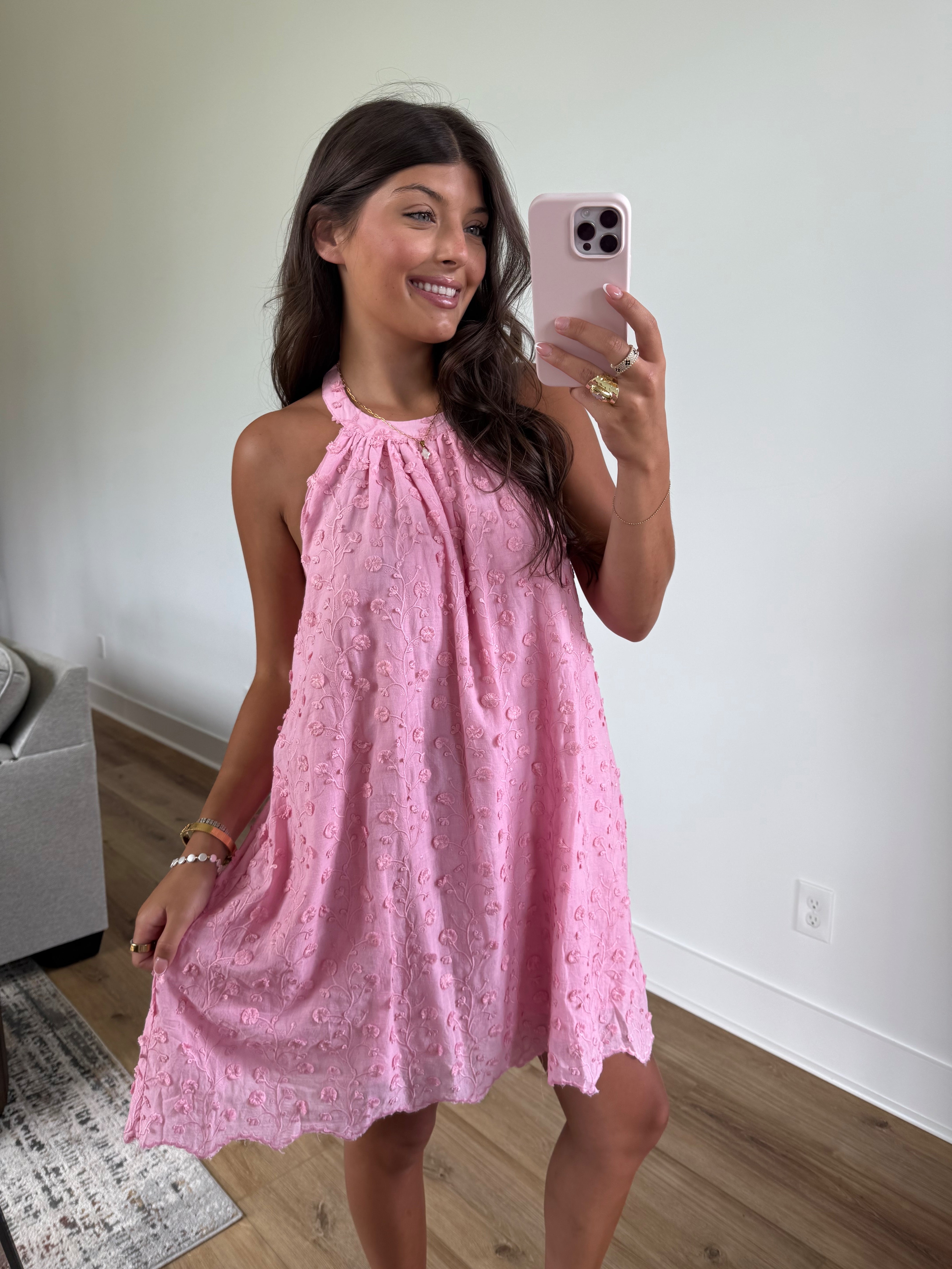 Pink Paloma Mini Dress