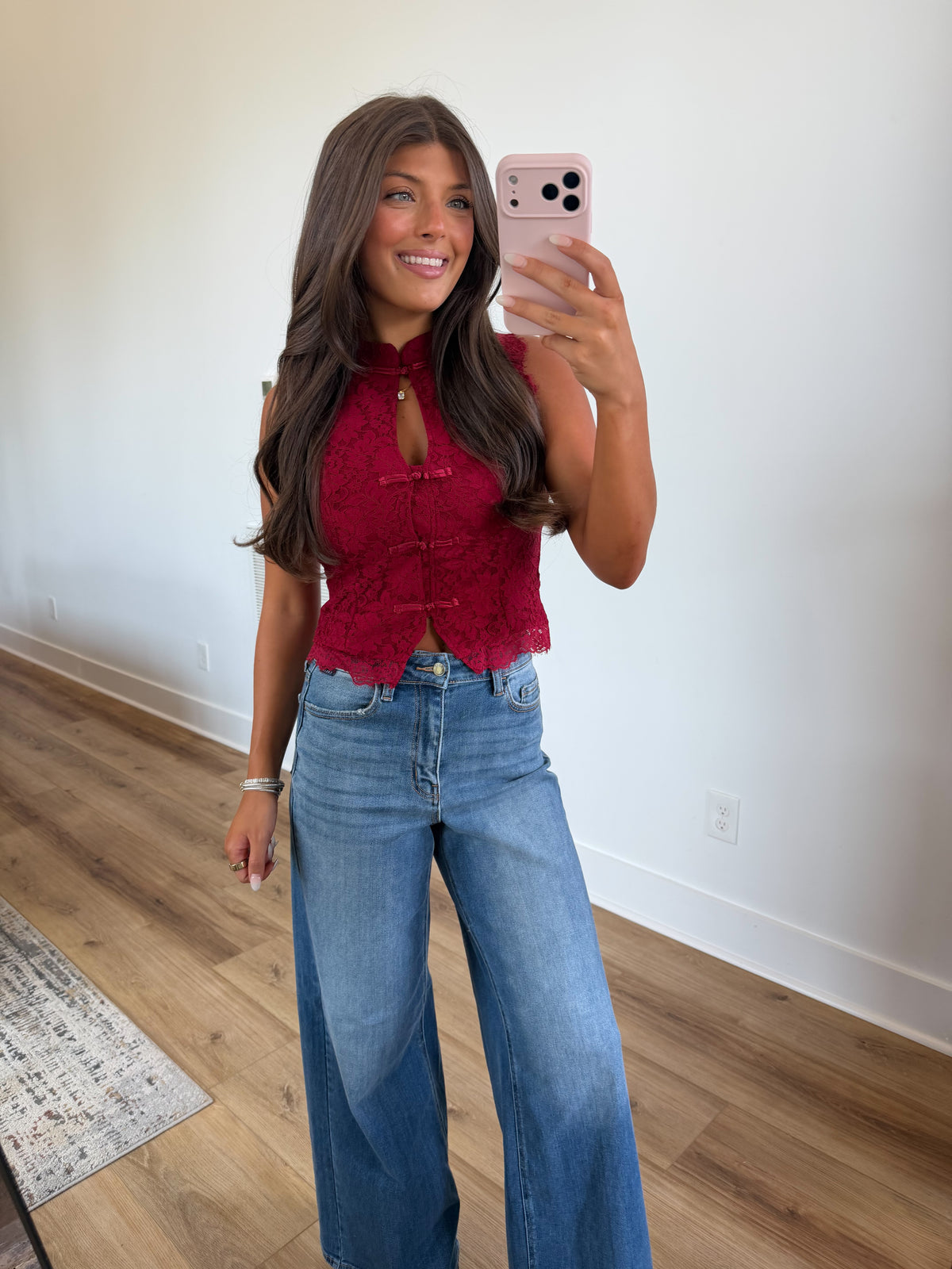 Date Night in Burgundy Top