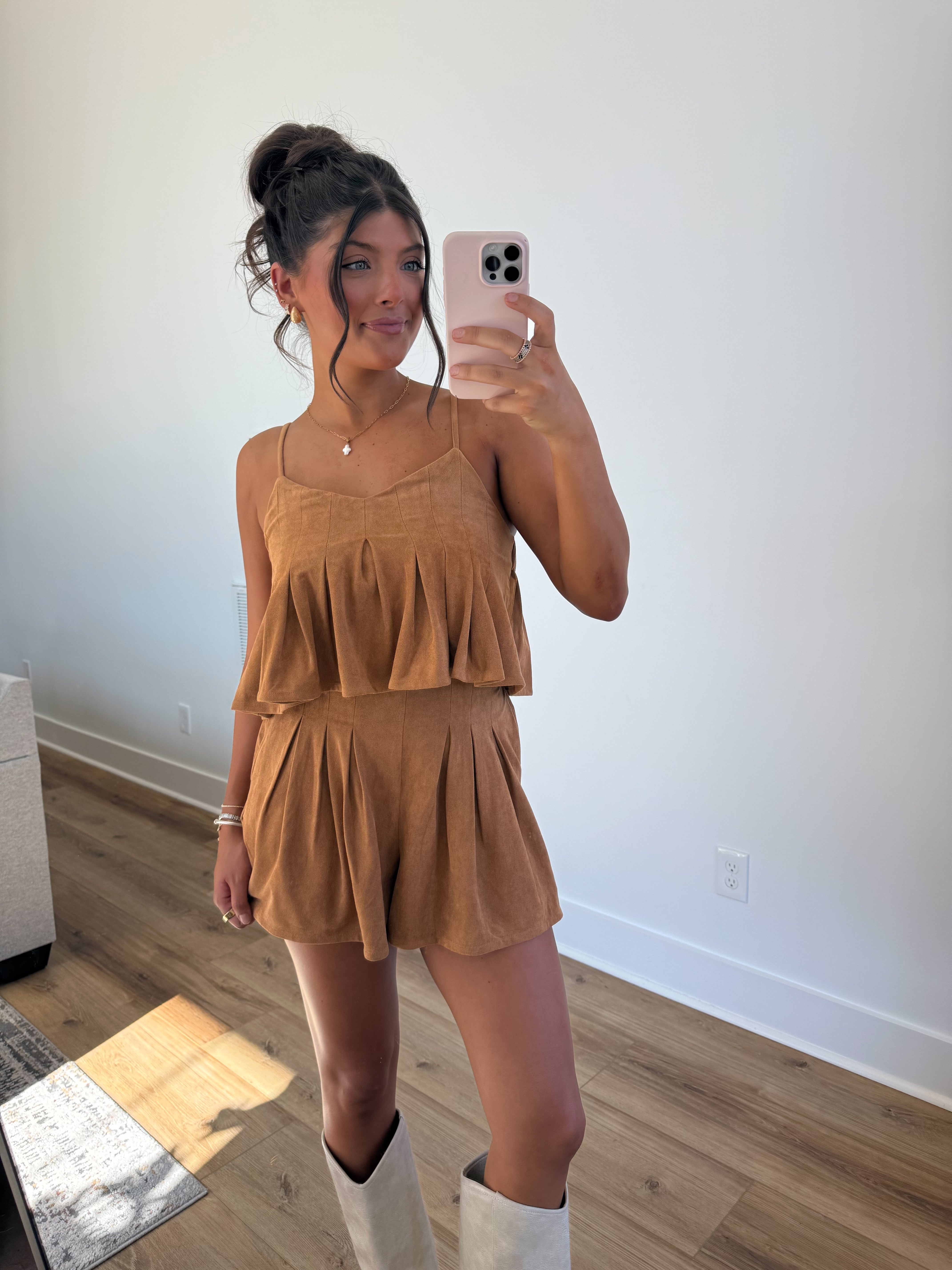 Caramel Suede Set
