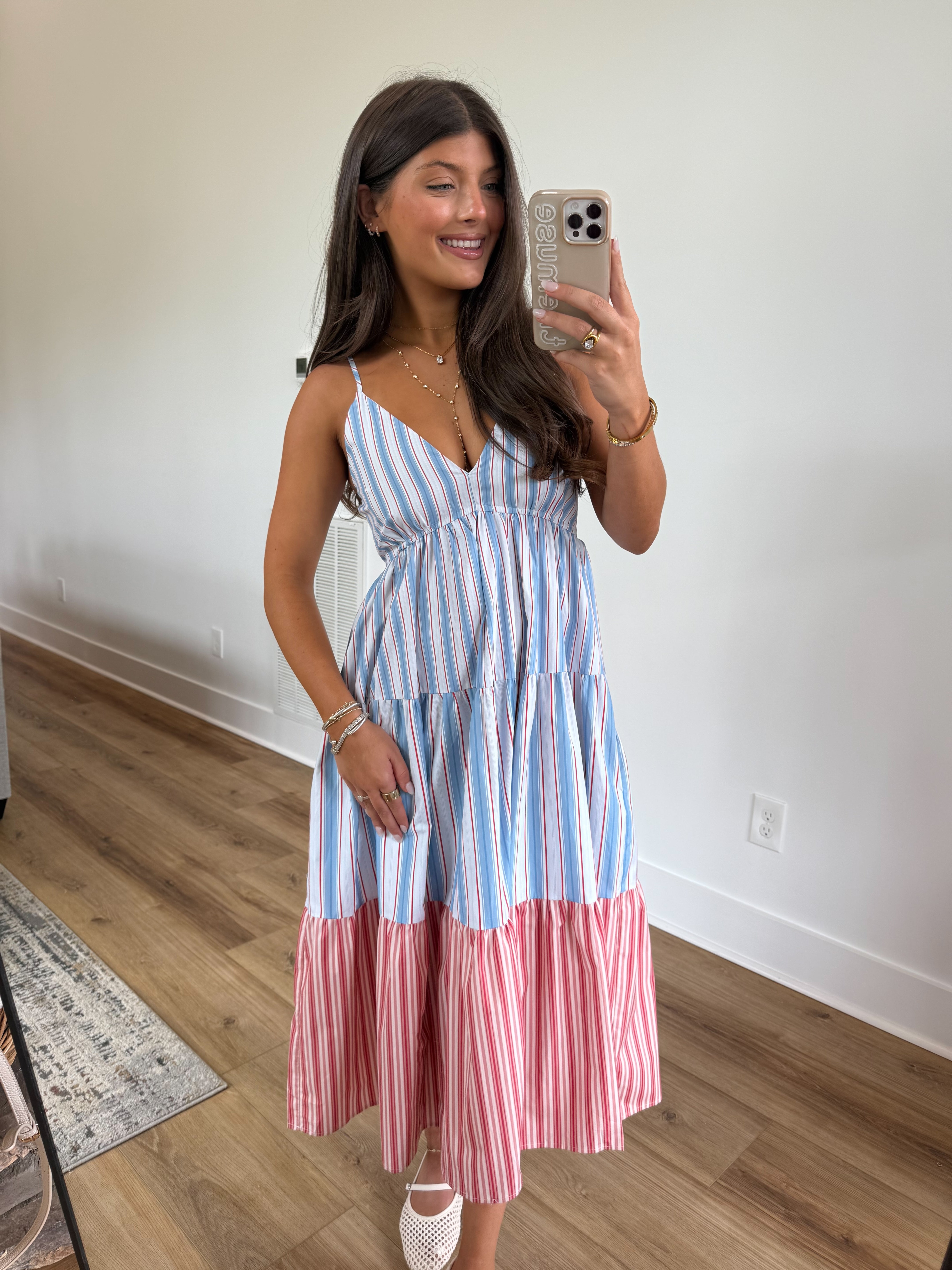 Firecracker Stripe Maxi