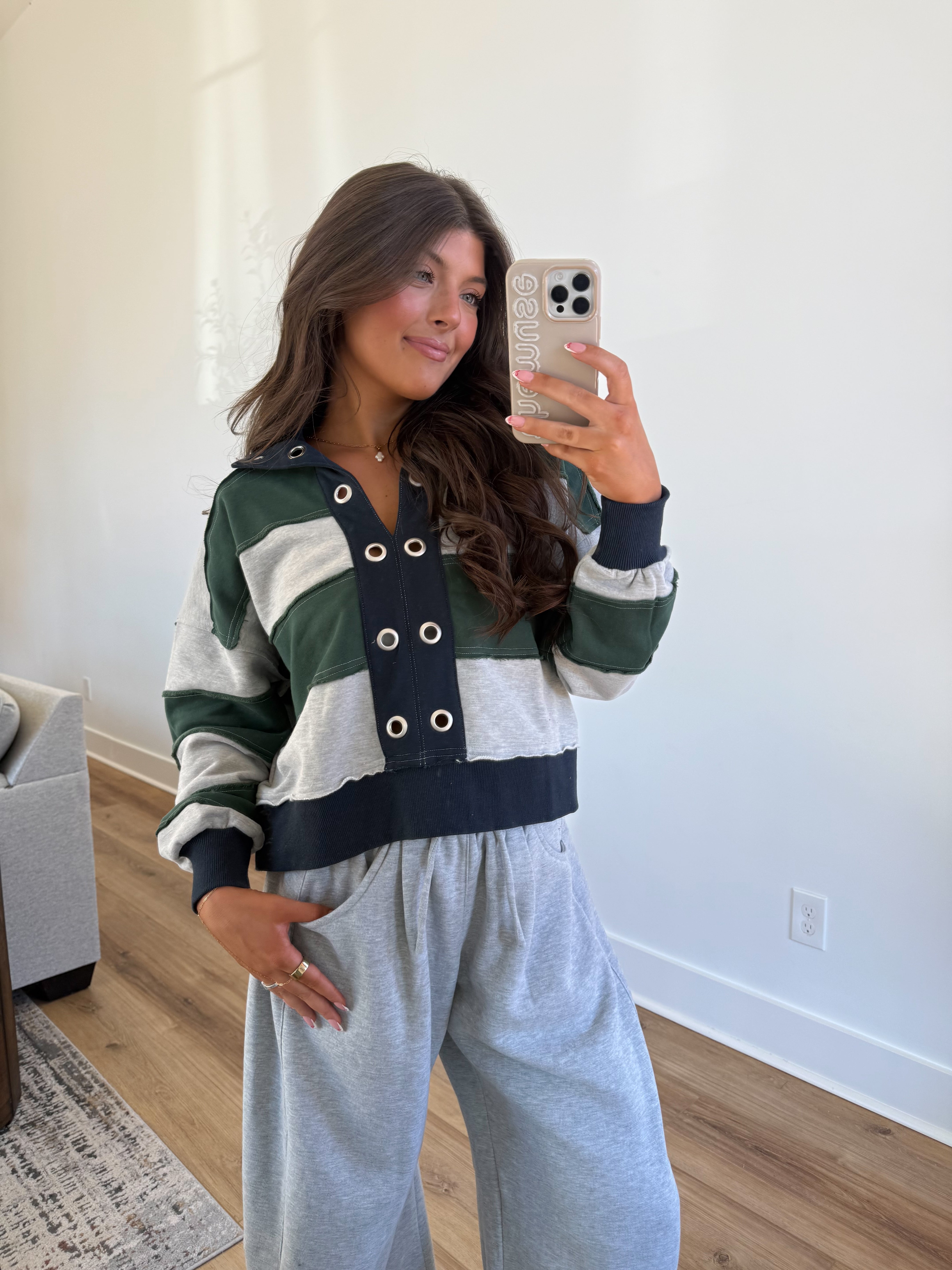 The All-Star Stripe Pullover (Green)