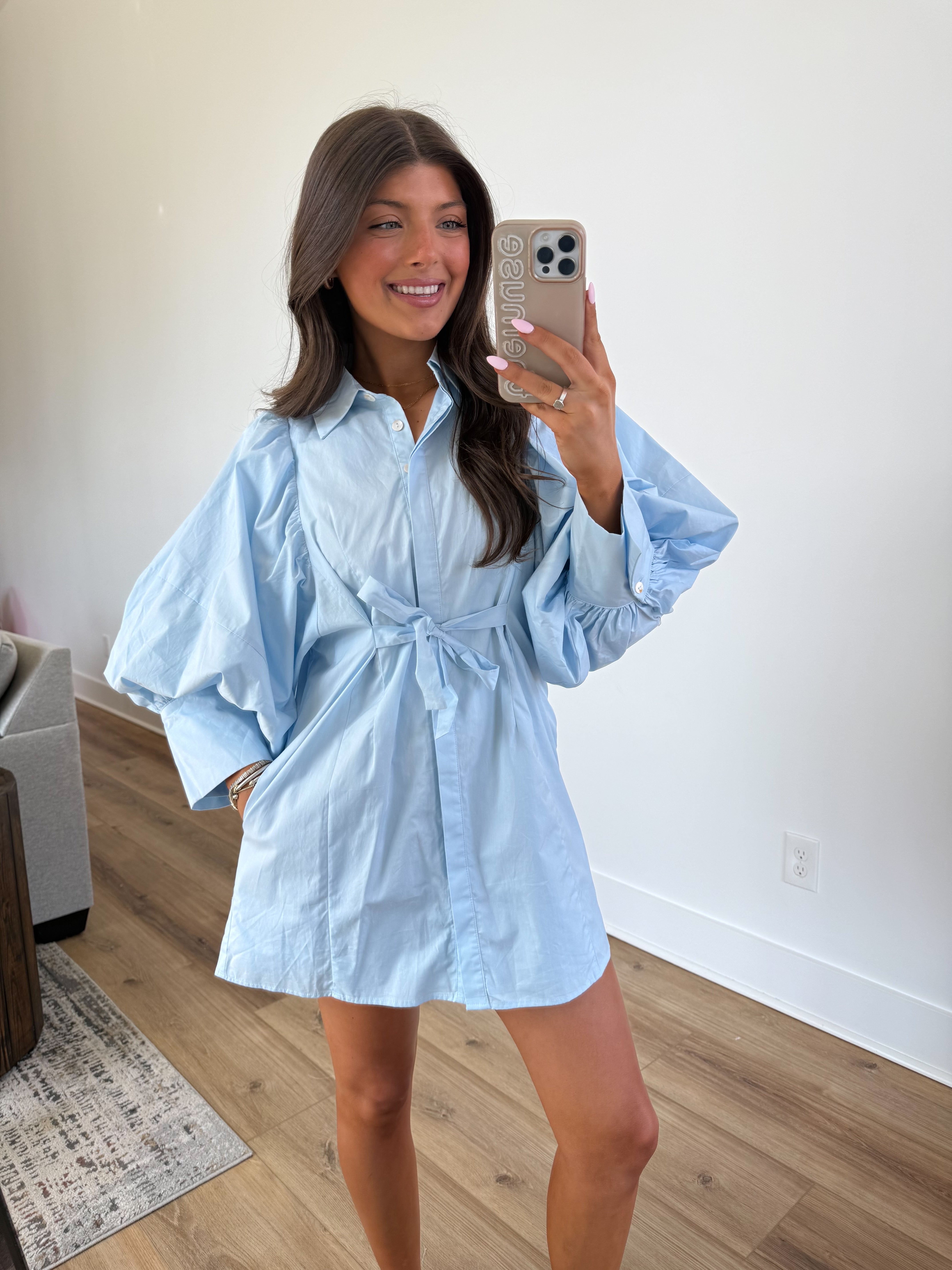 Sunday Morning Dress (Sky Blue)