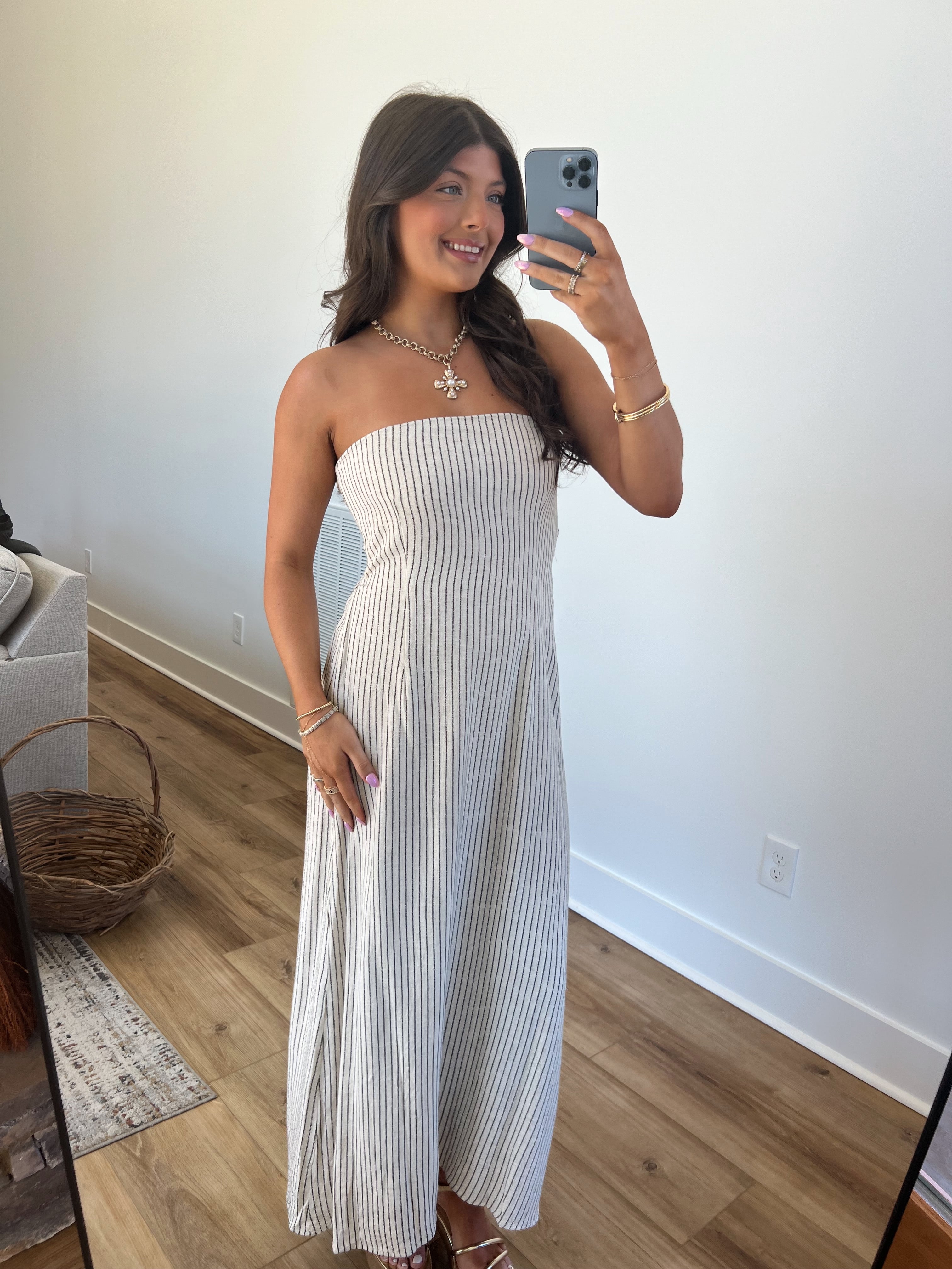 Cali Stripe Maxi Dress (Restock)