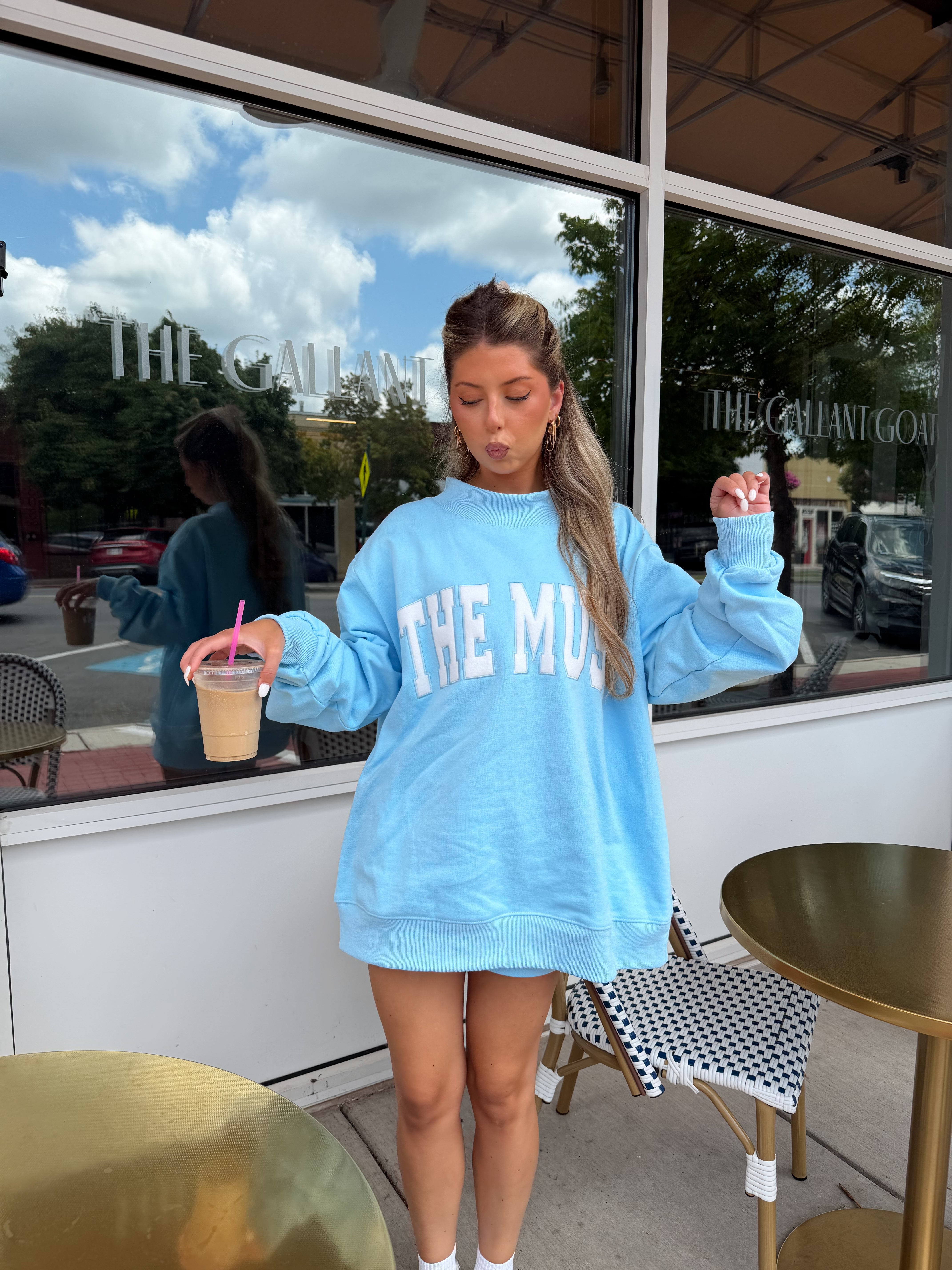 The Muse Mockneck (Sky Blue)