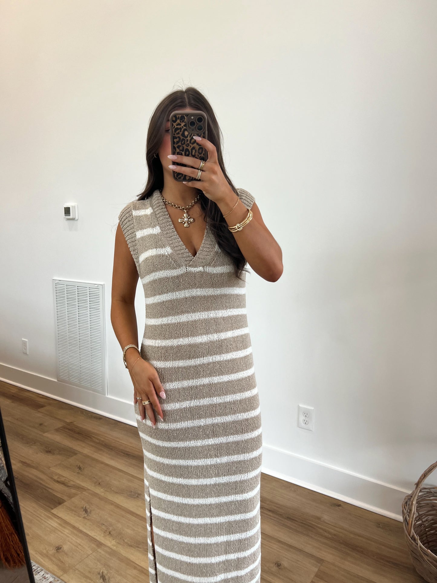 (Oatmeal) Maria Maxi Dress