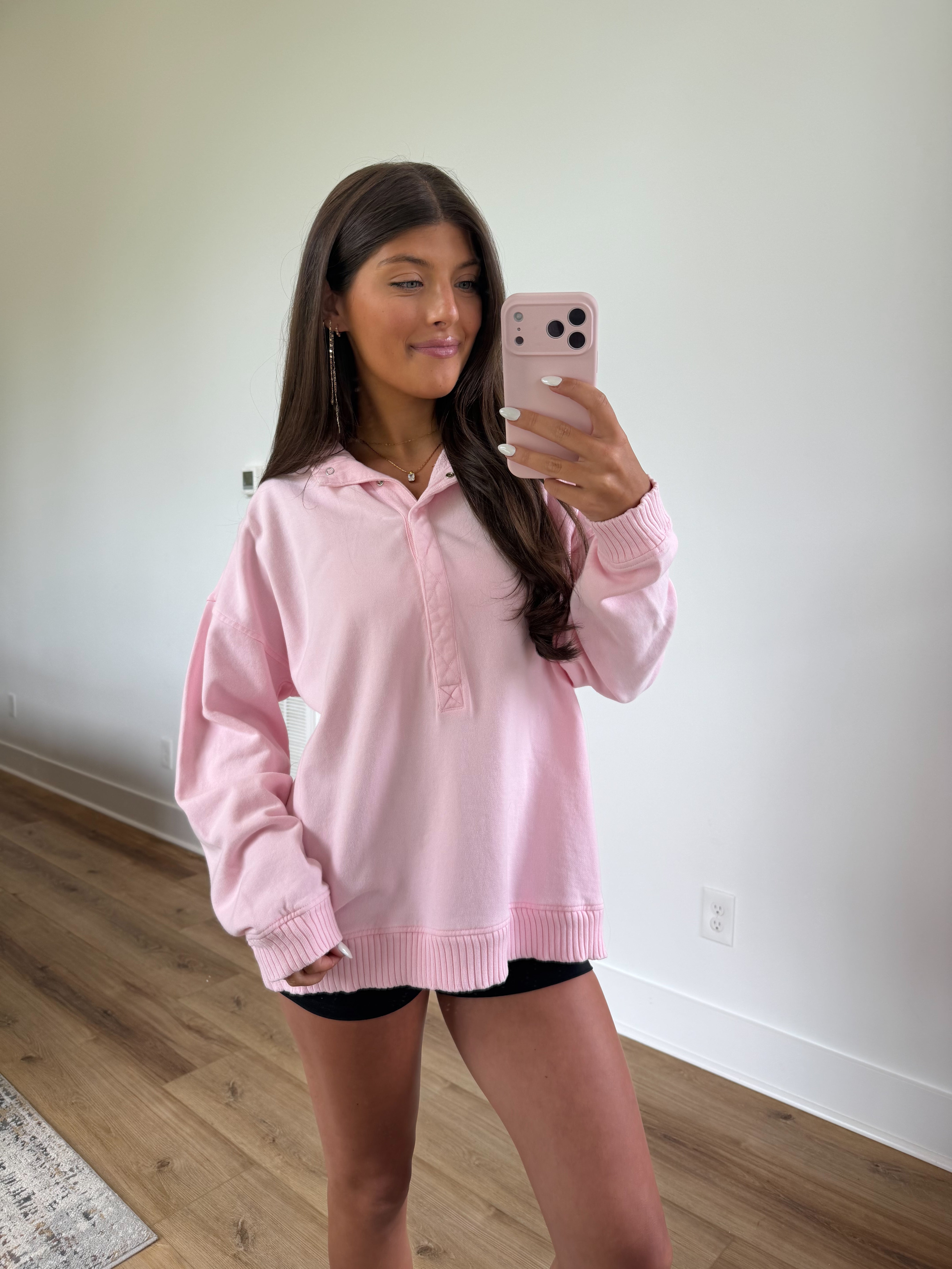 The Cloudline Pullover (Pink)