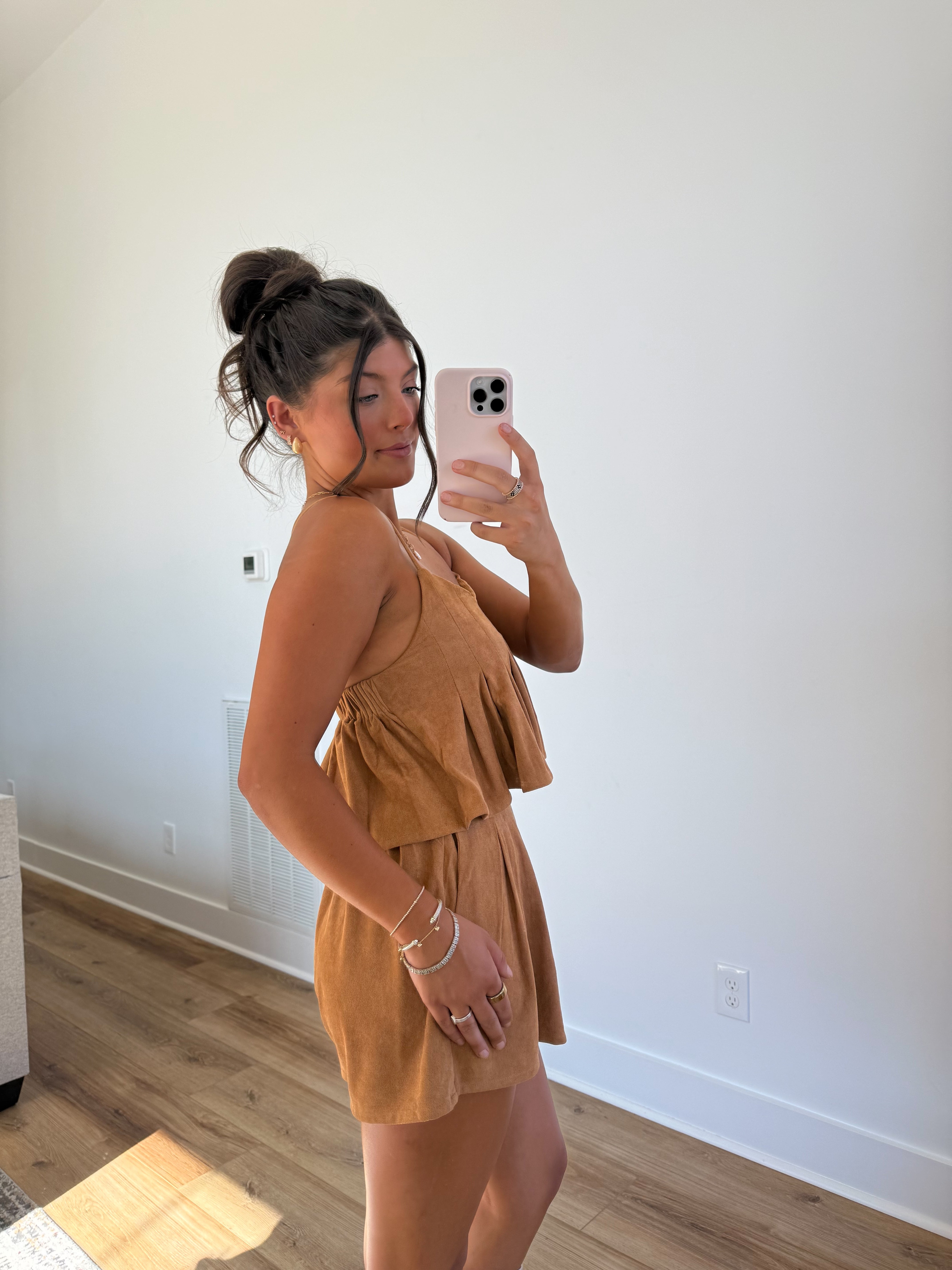 Caramel Suede Set