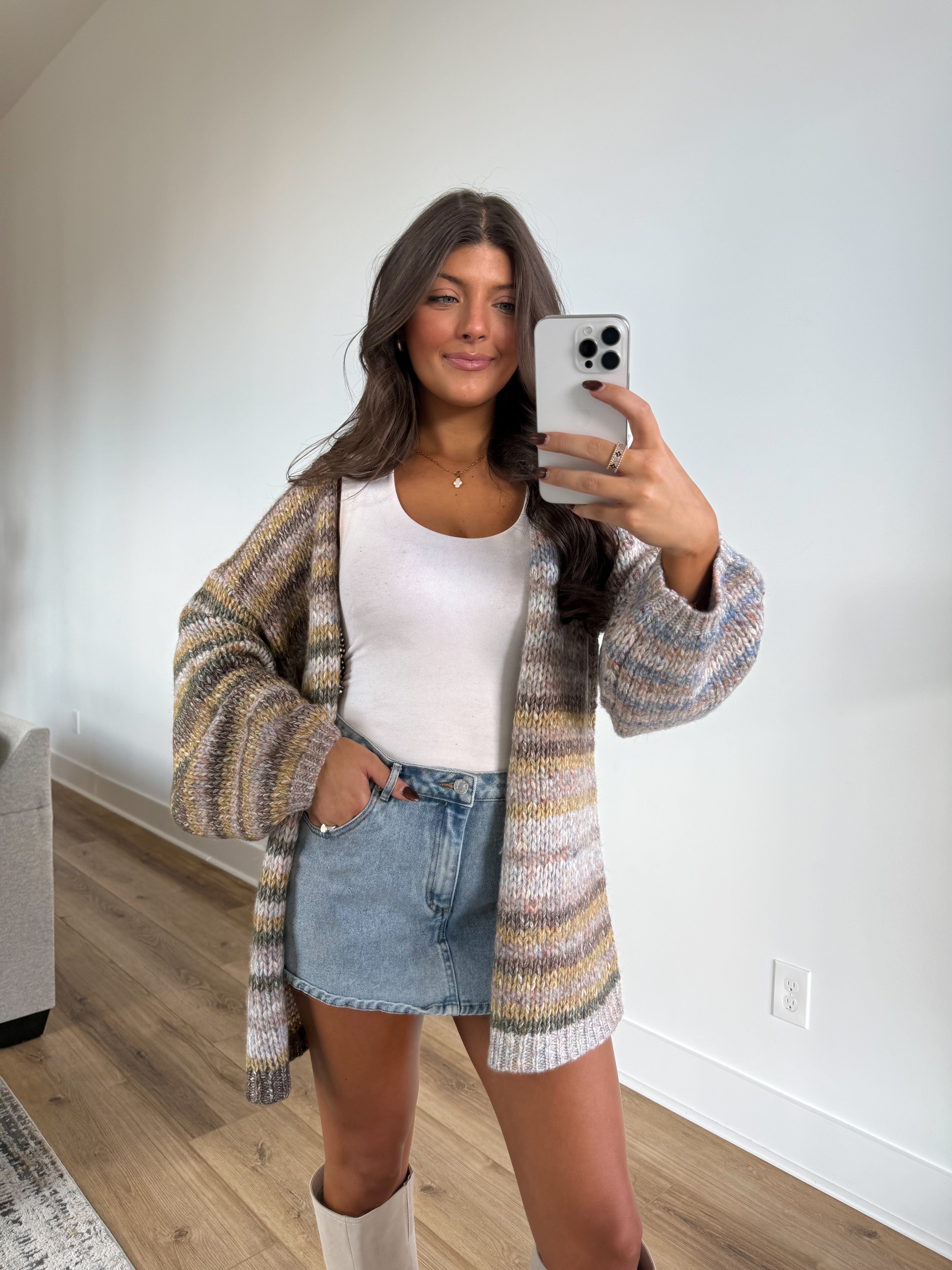 The Pastel Lines Cardigan