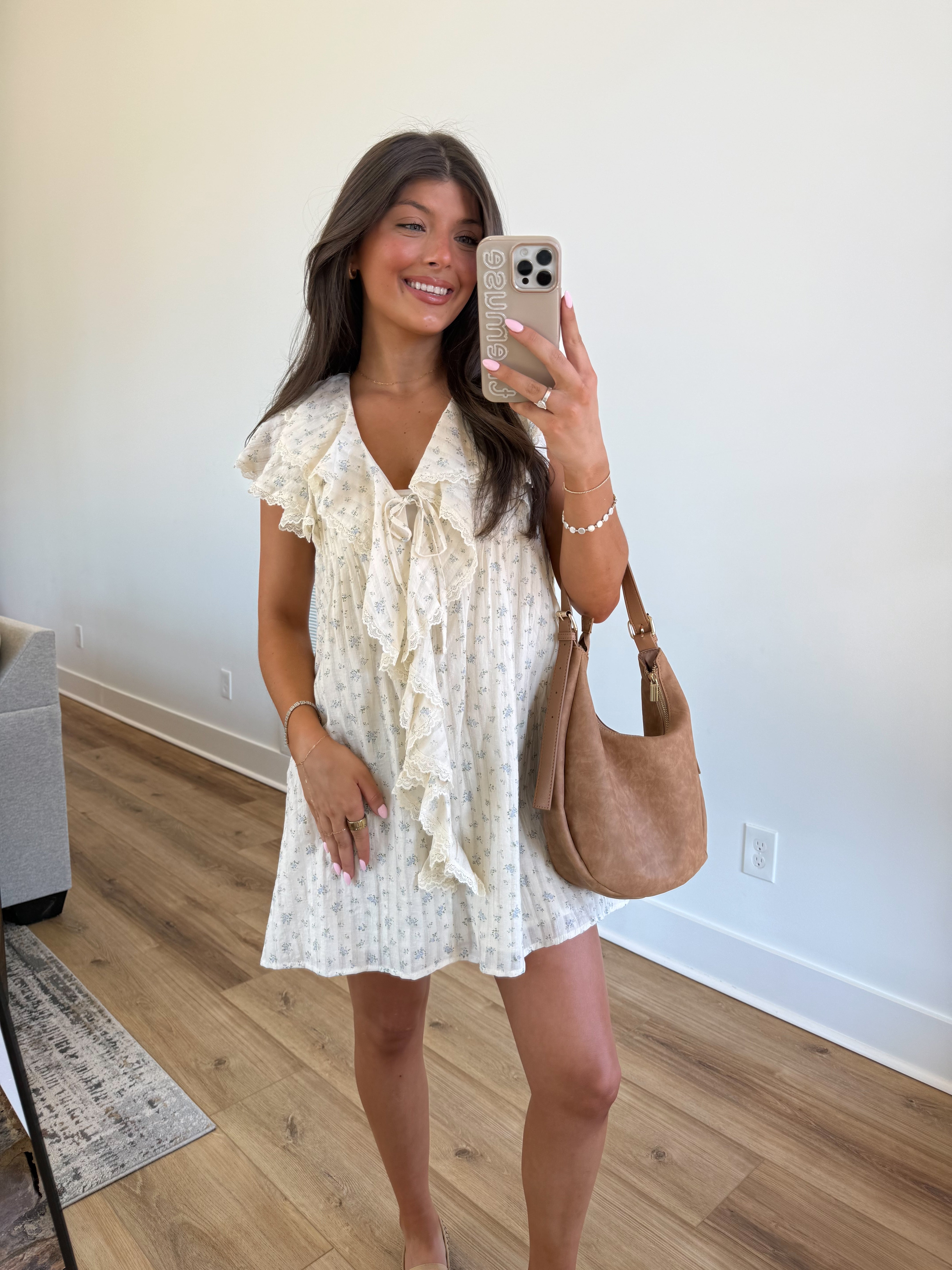 The Seaside Lace Dress (Floral)