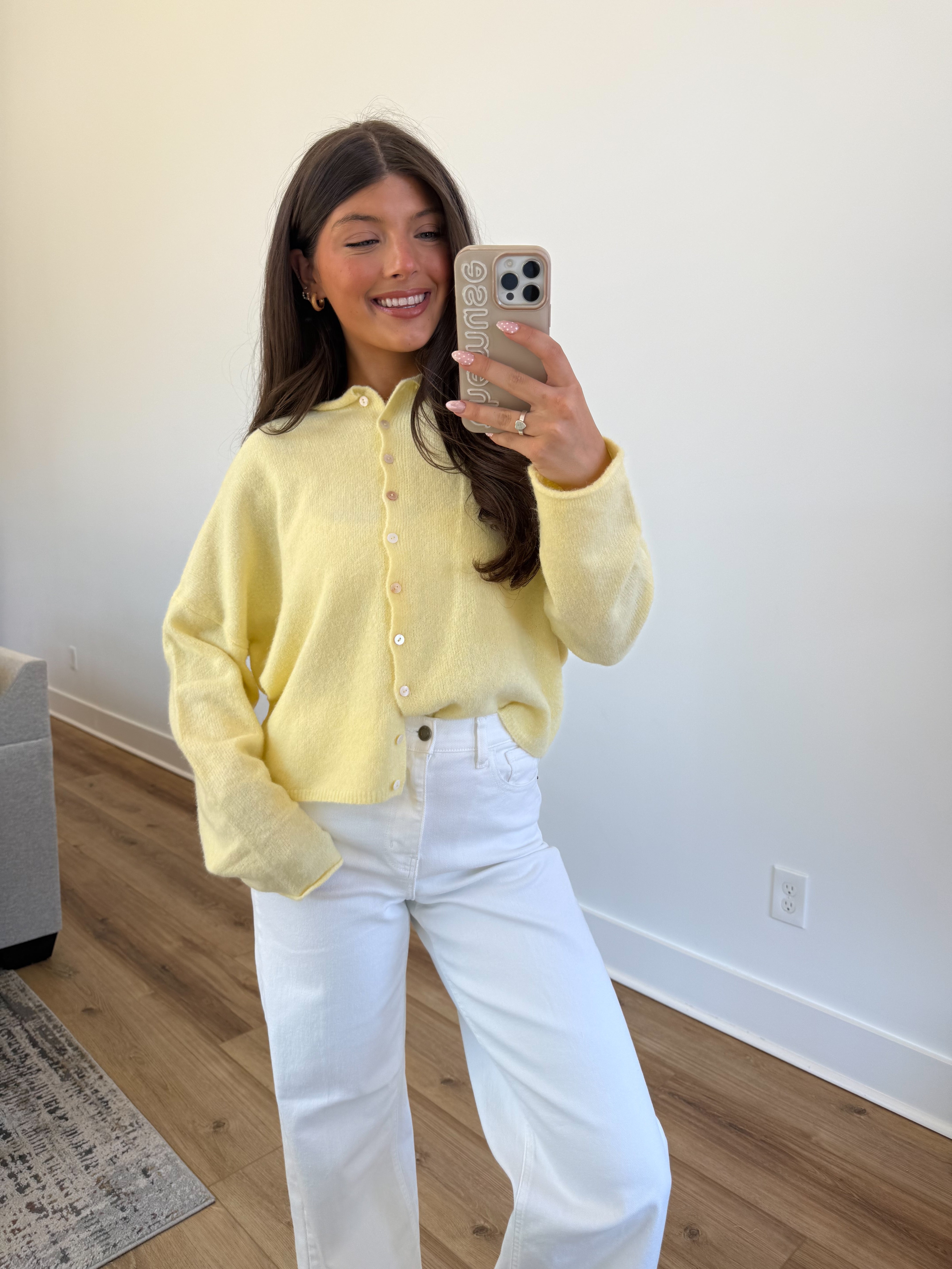 Best Dress Cardigan (Yellow)