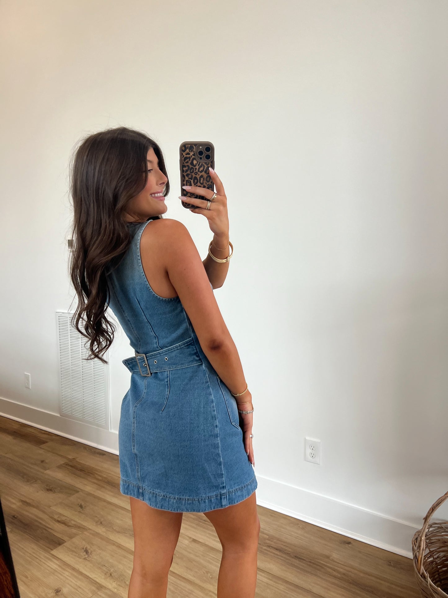 Day Time Denim Mini Dress