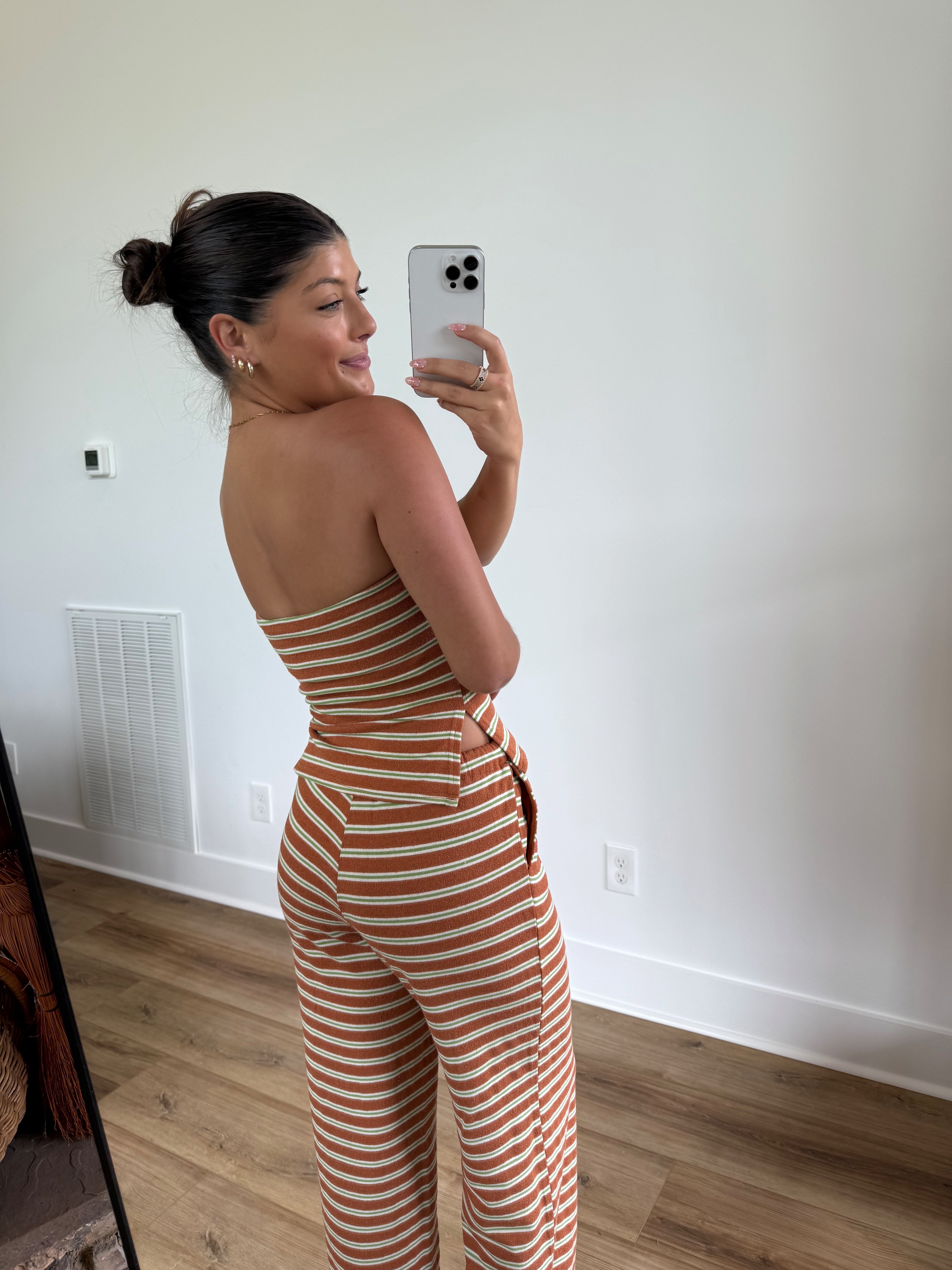 Chai Latte Stripe Set
