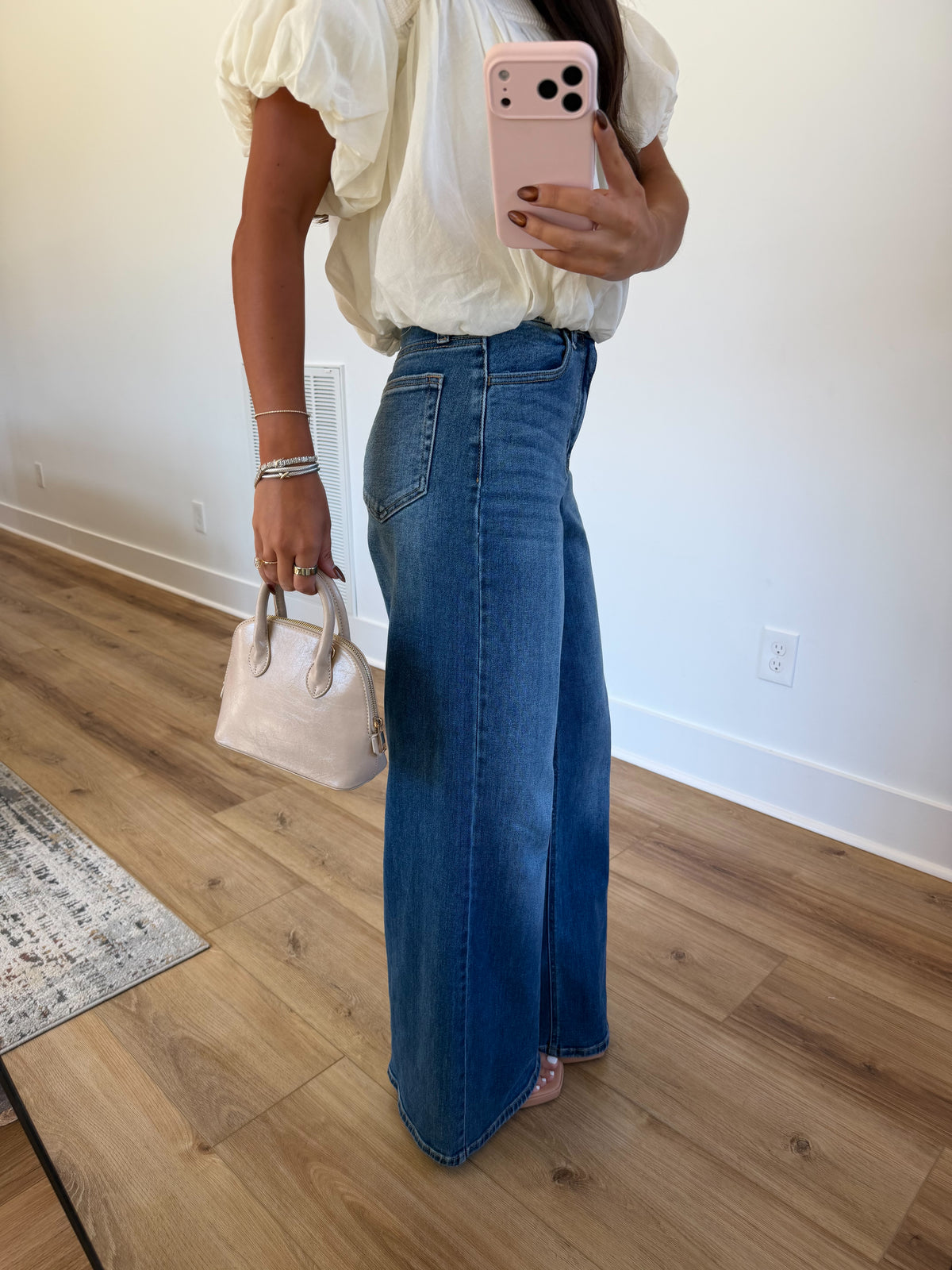High Rise Wide Leg Jeans (PRE-ORDER (1-2 weeks)/ Restock)