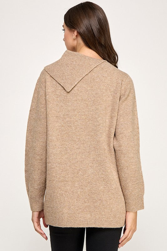 The Aspen Collar Sweater