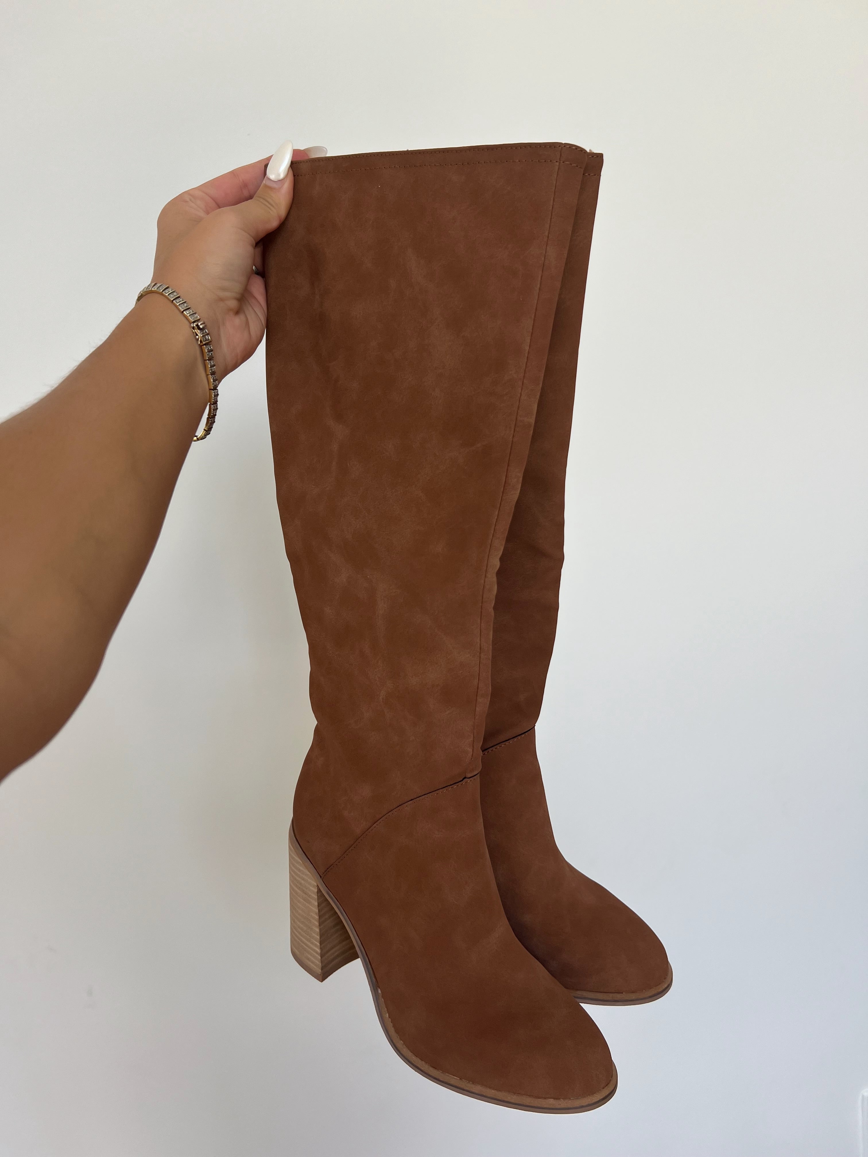Brown Knee High Boots