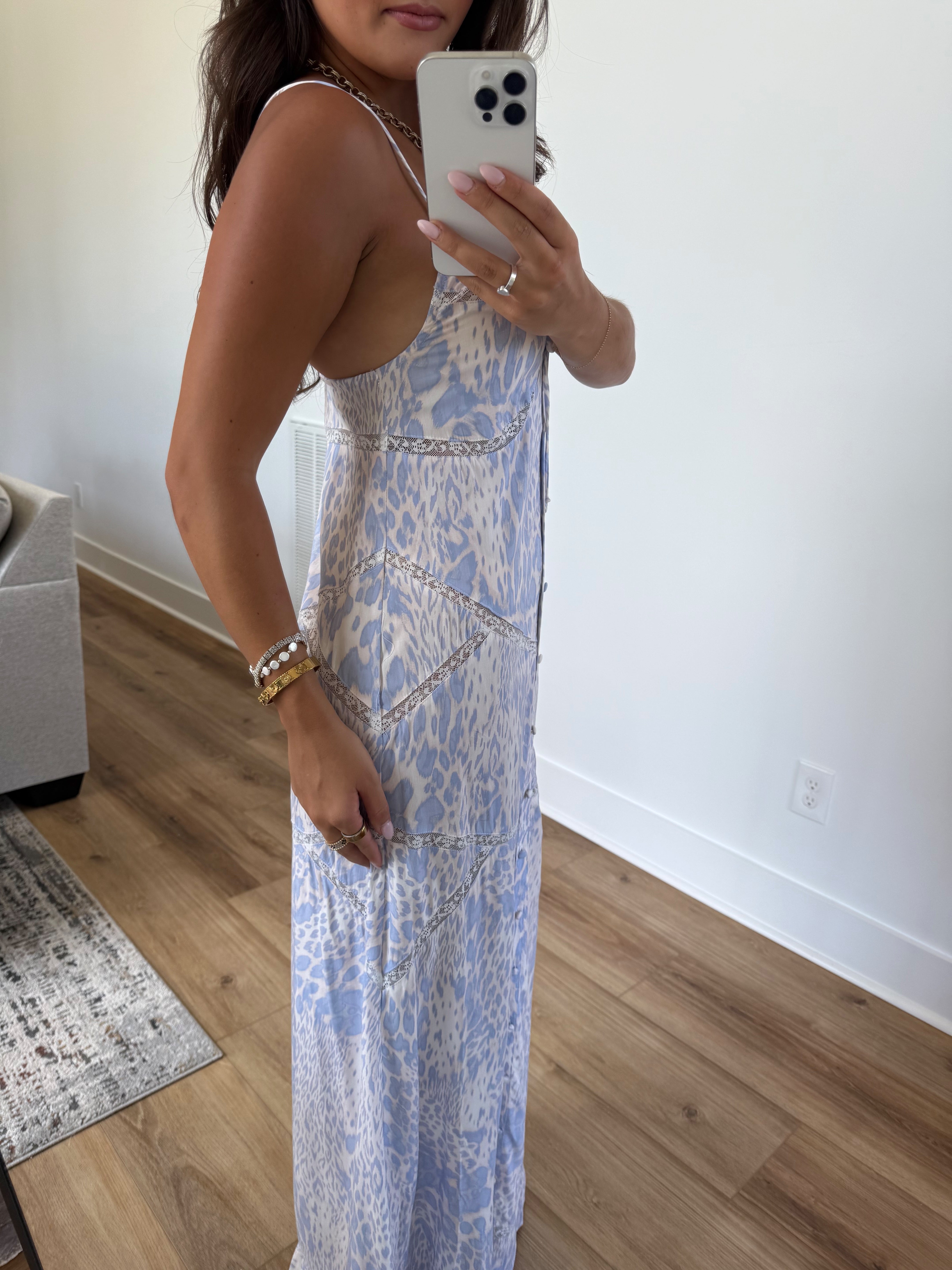 Sunkissed Spots Maxi Dress