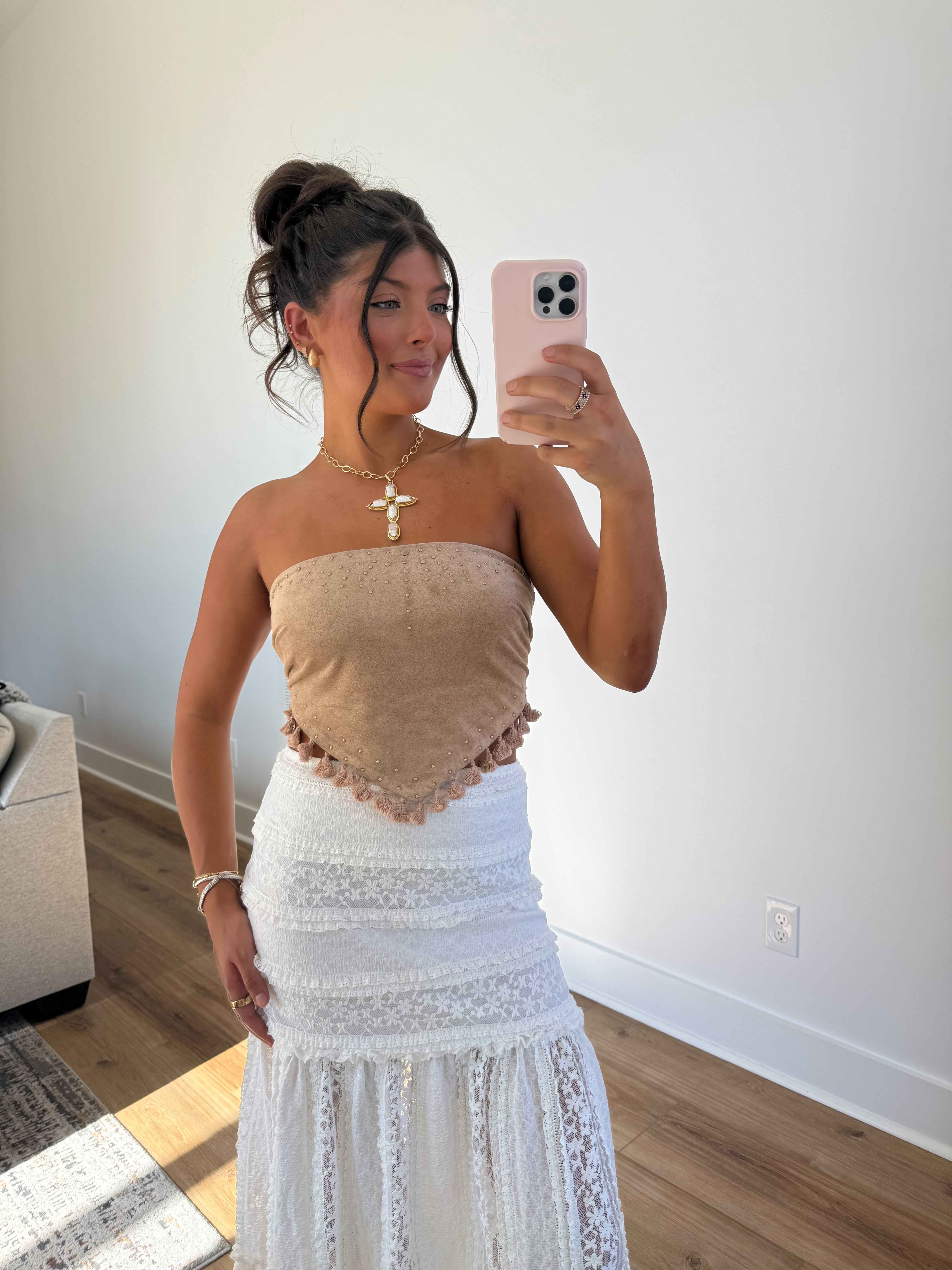 The Tied in Tassels Top