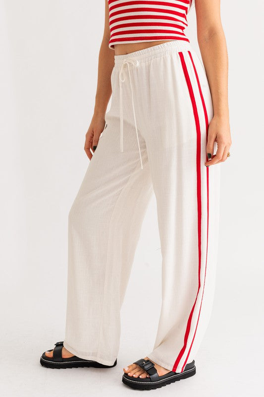 Traveler's Linen Track Pants