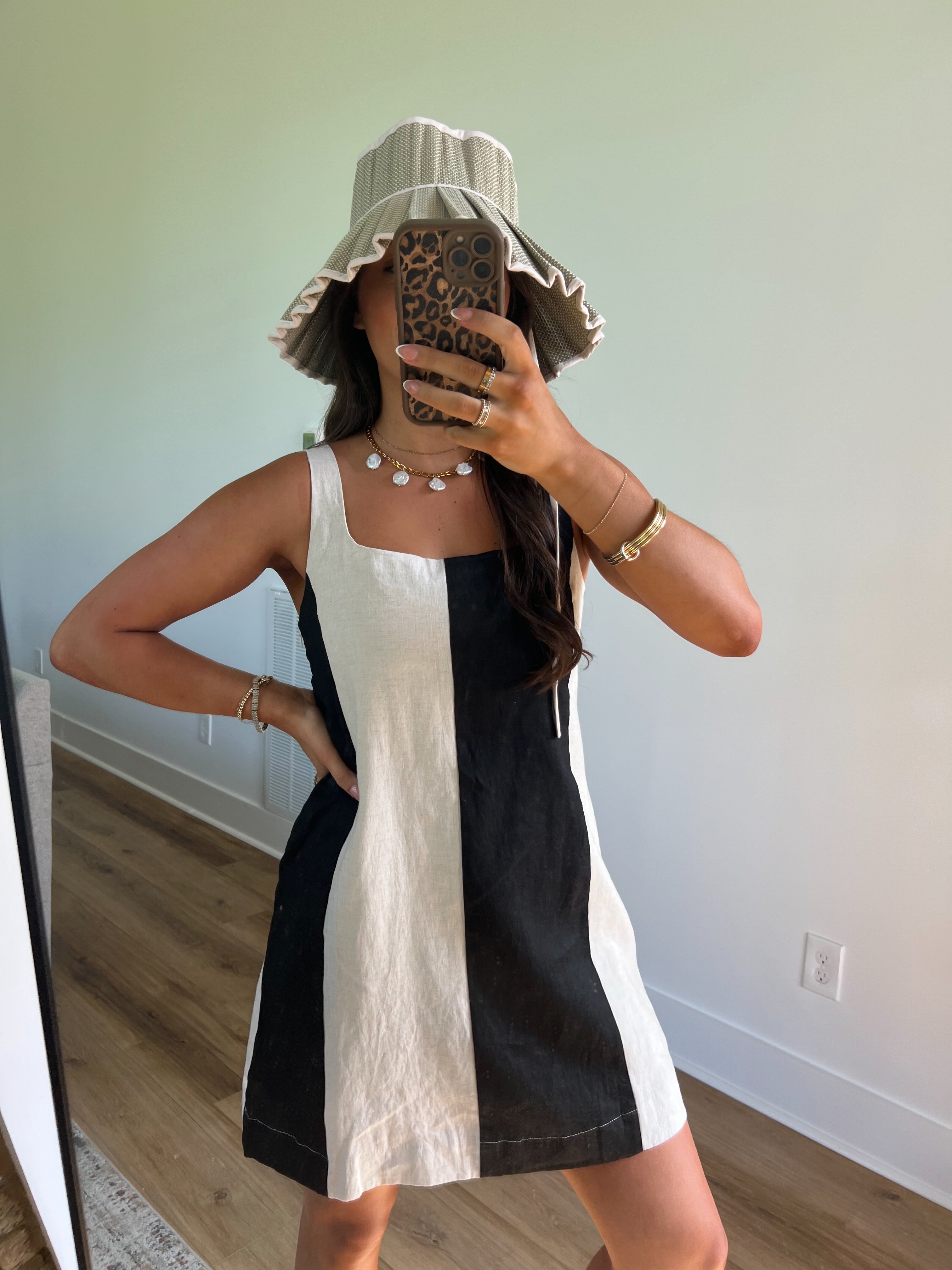 Mykonos Block Dress