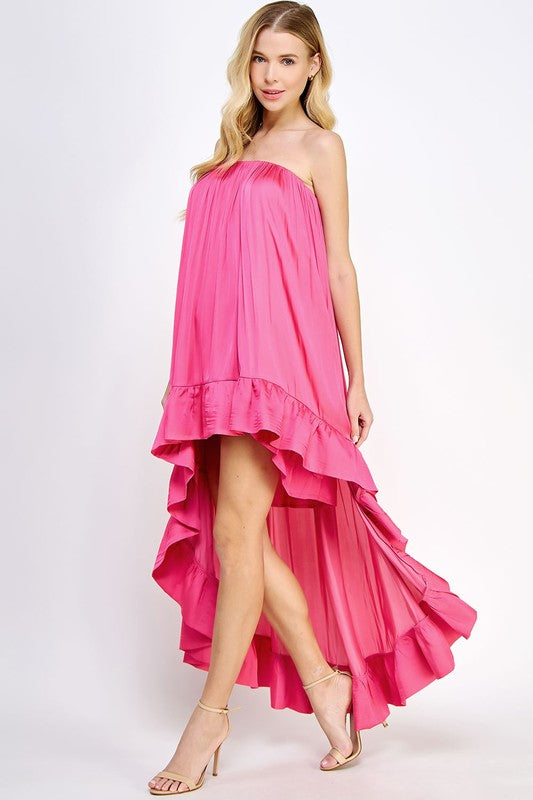 The High Society Dress (Hot Pink)