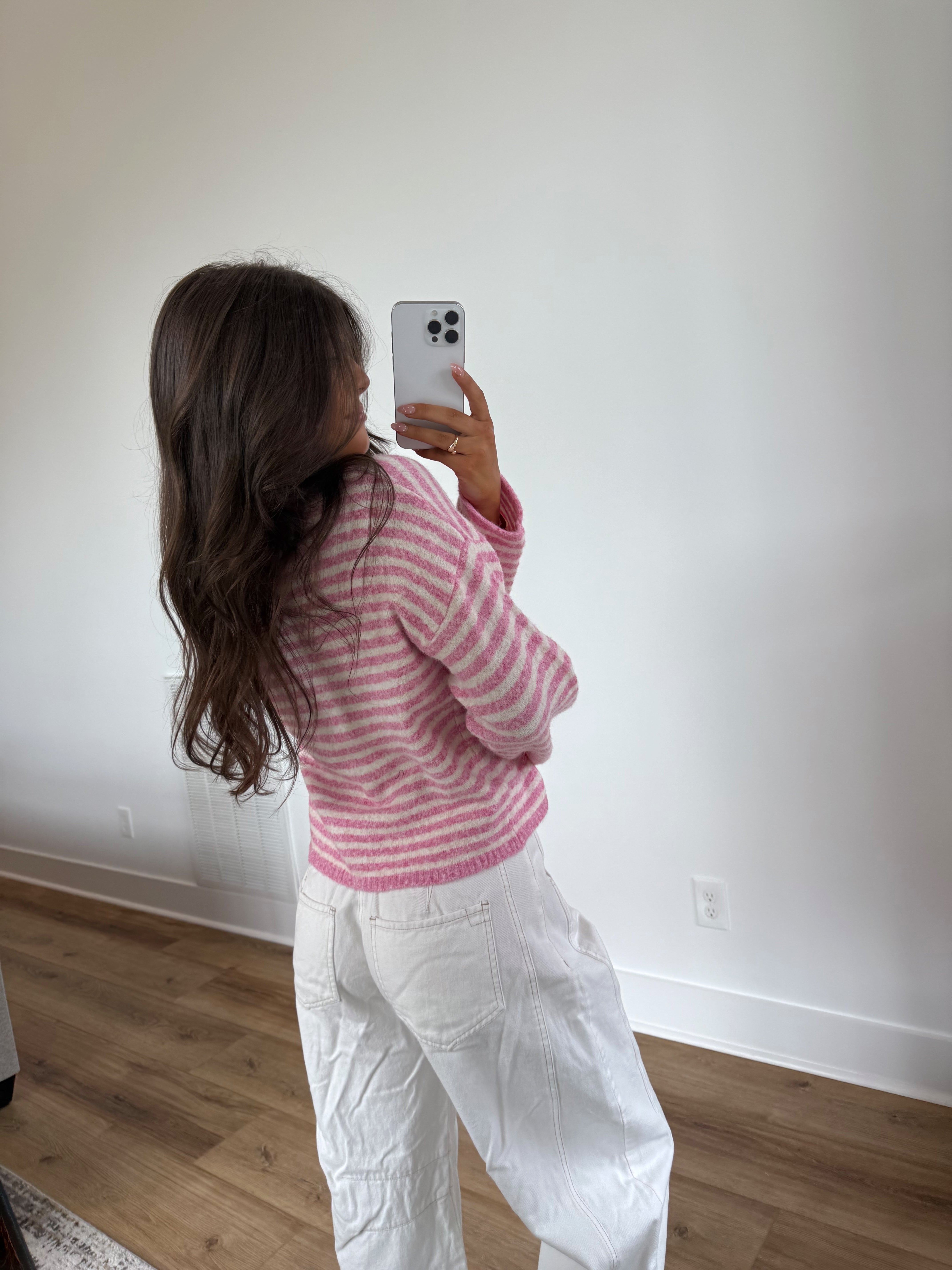 Pink Cream Pullover