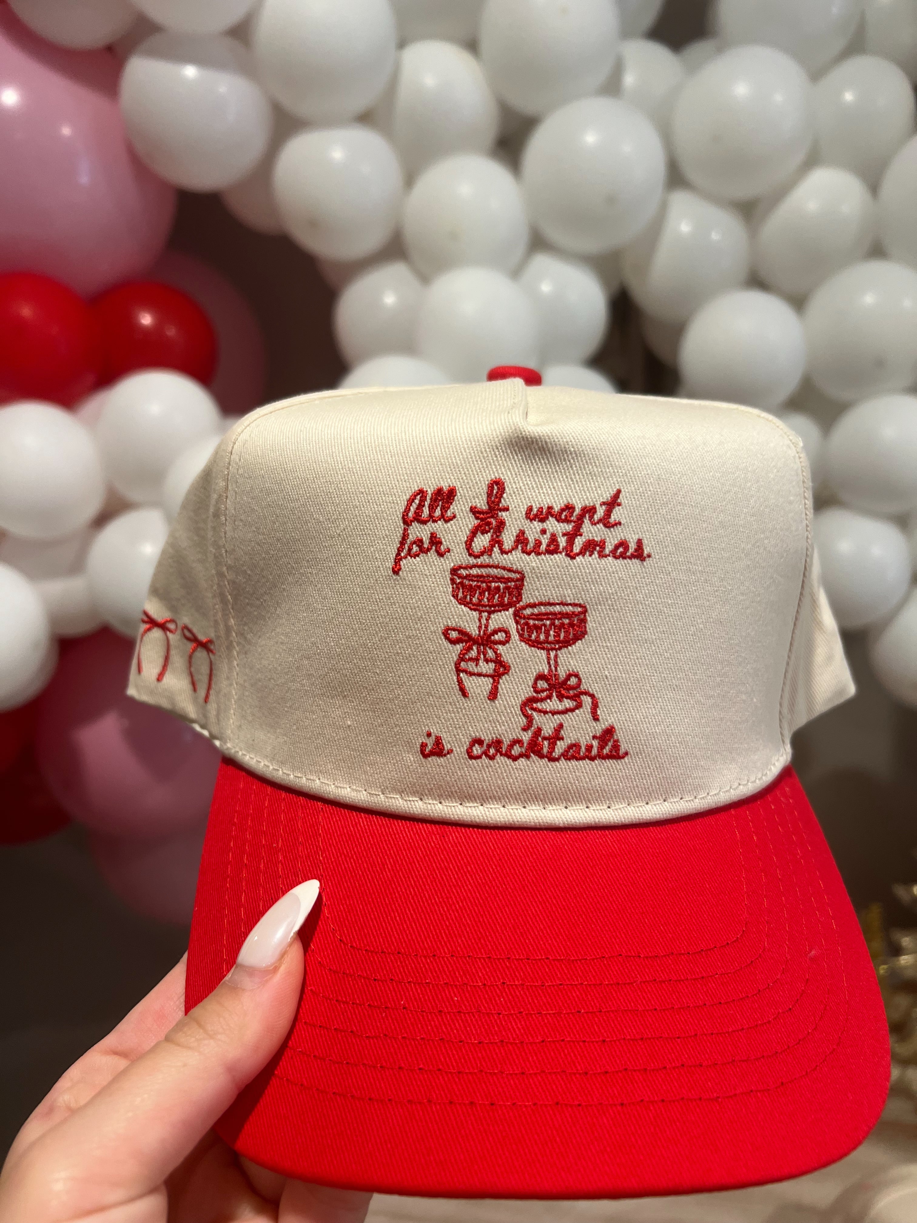All I want for Christmas is Cocktails Hat
