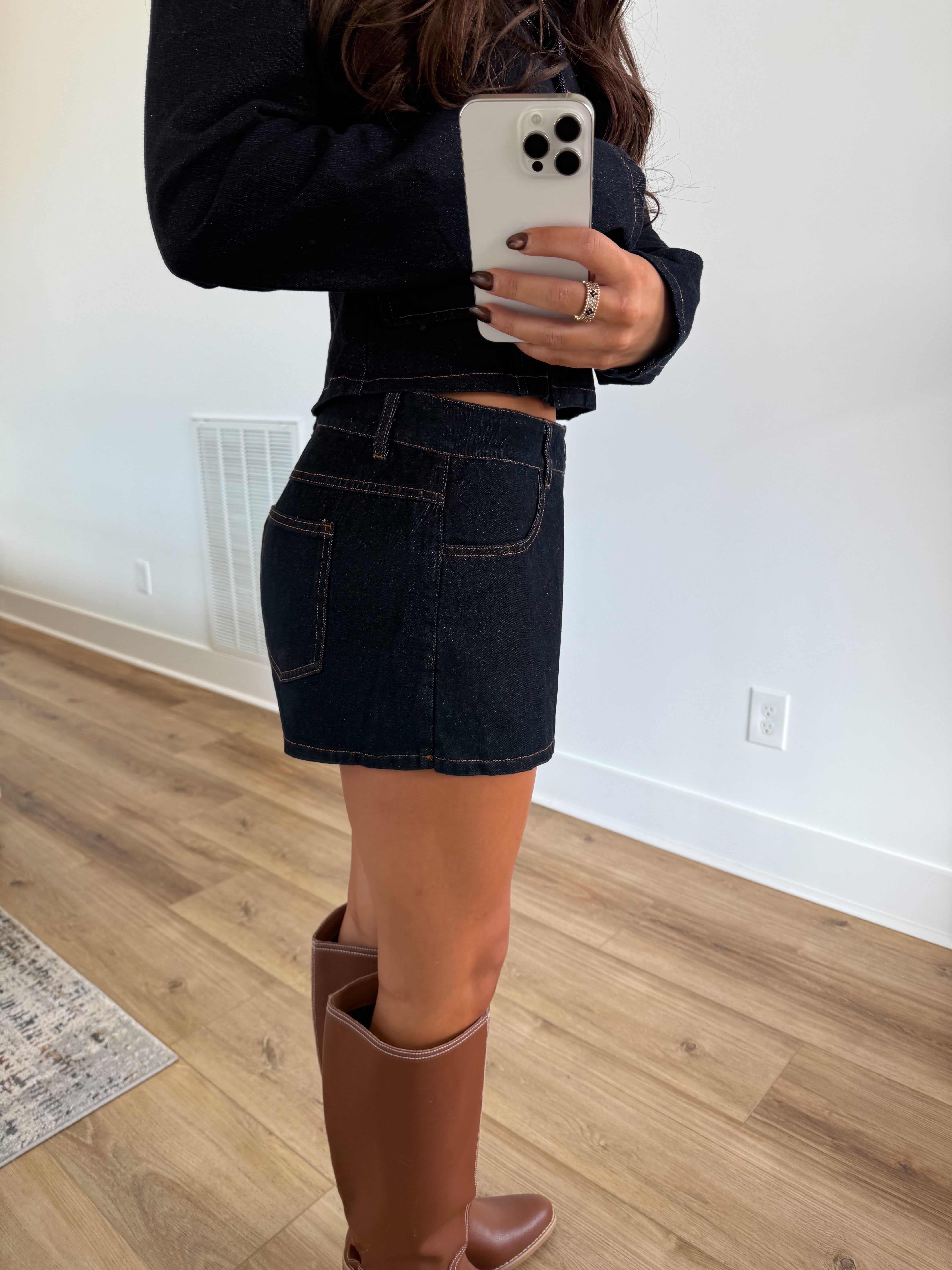 The City Chic Denim Skort